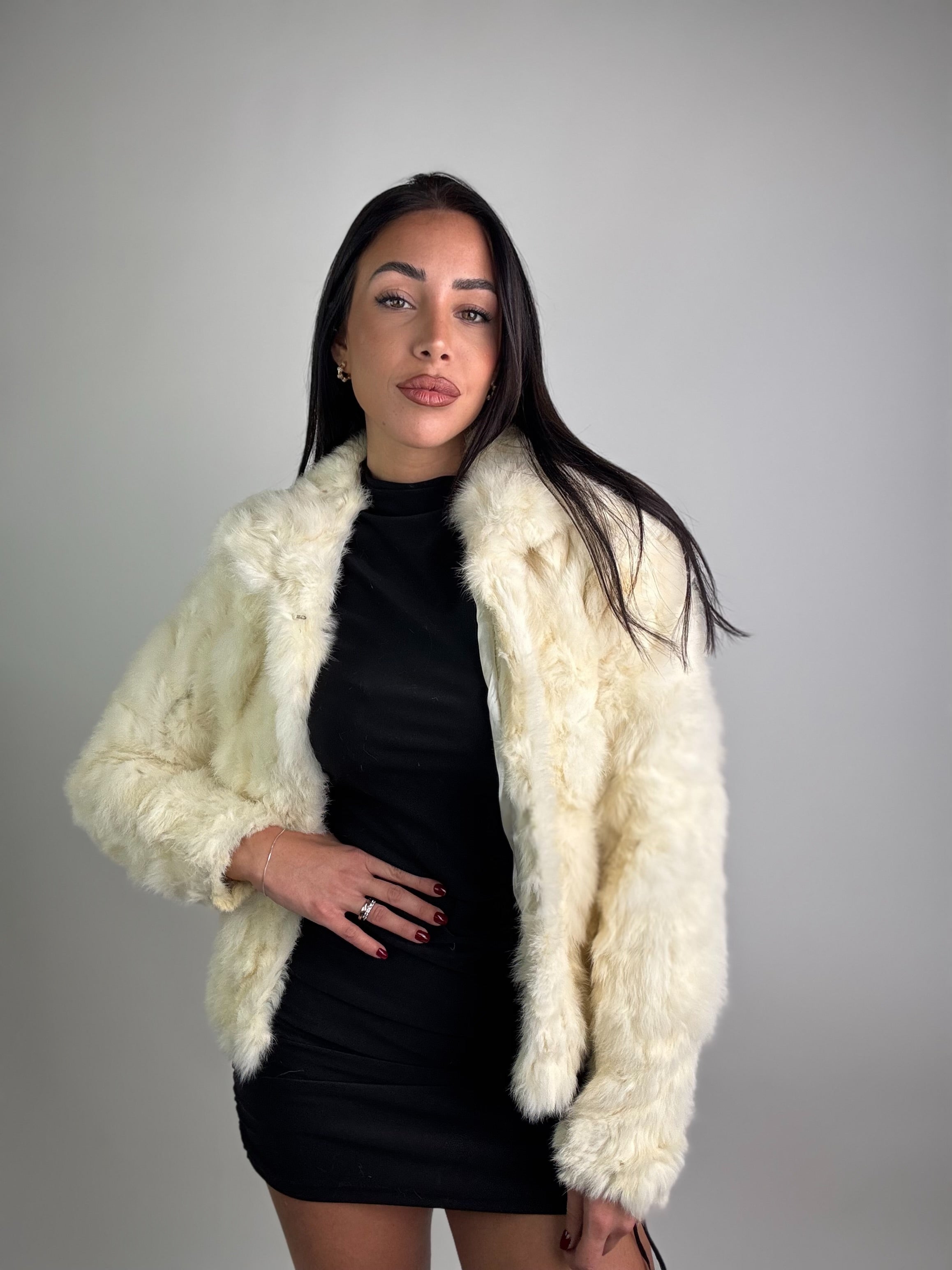 Giacca in volpe polare N30