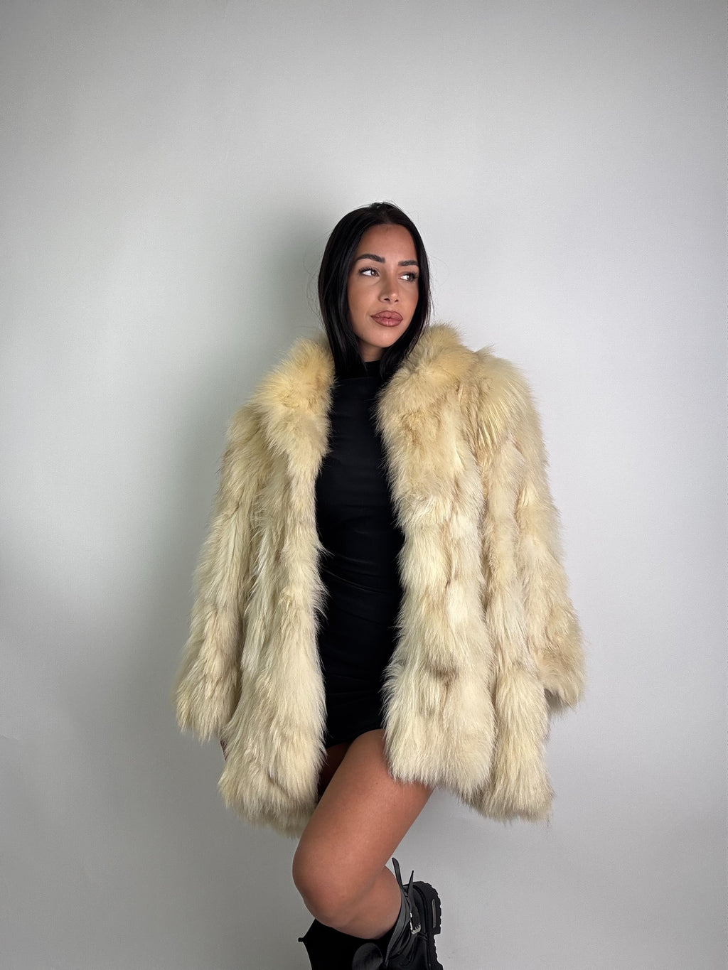 Giacca in volpe della groenlandia N32