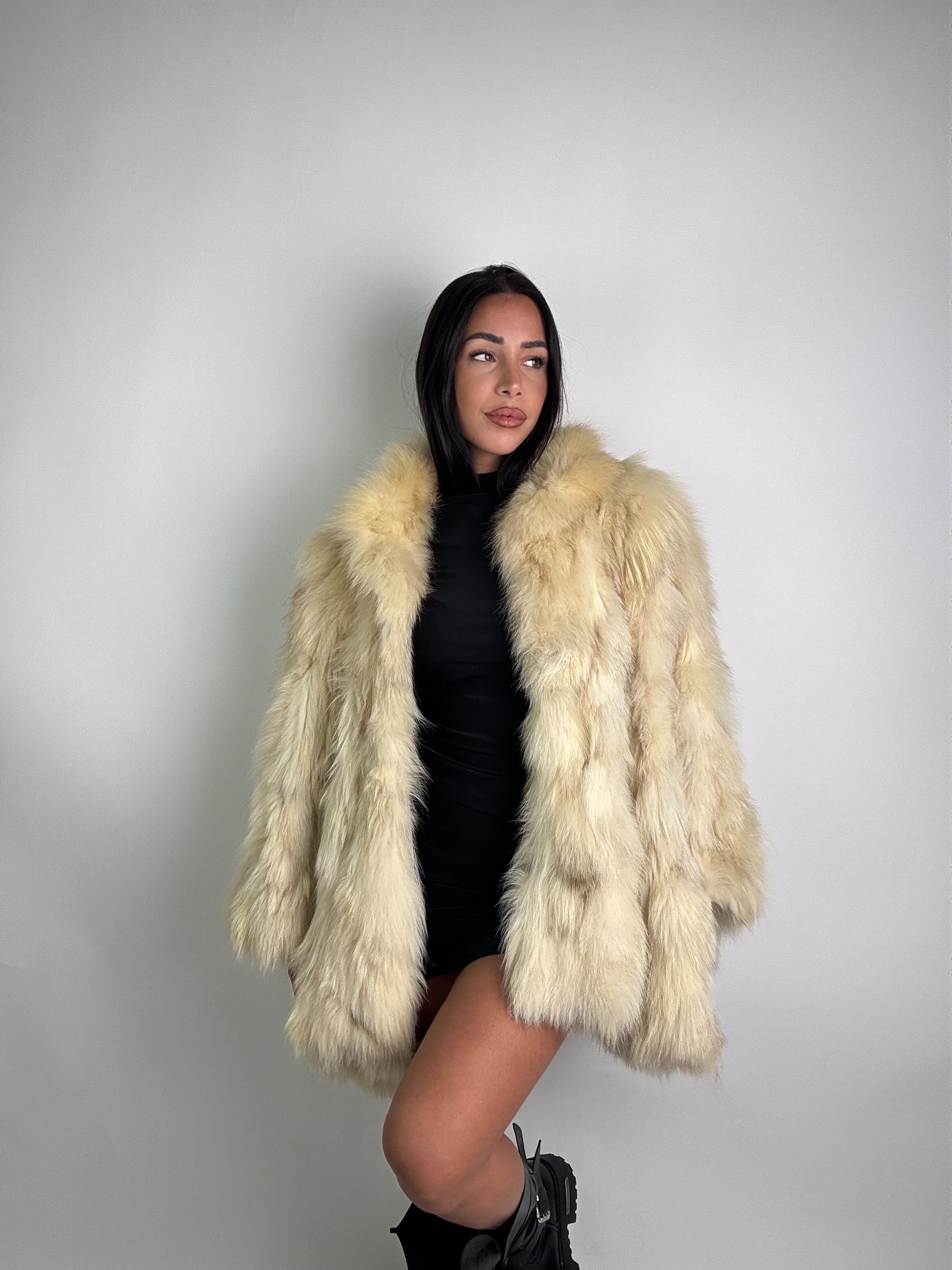 Giacca in volpe della groenlandia N32