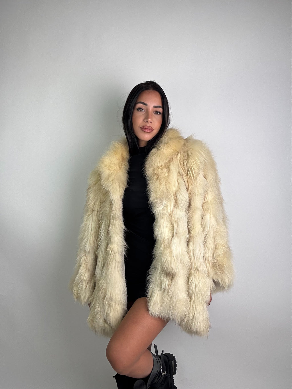 Giacca in volpe della groenlandia N32