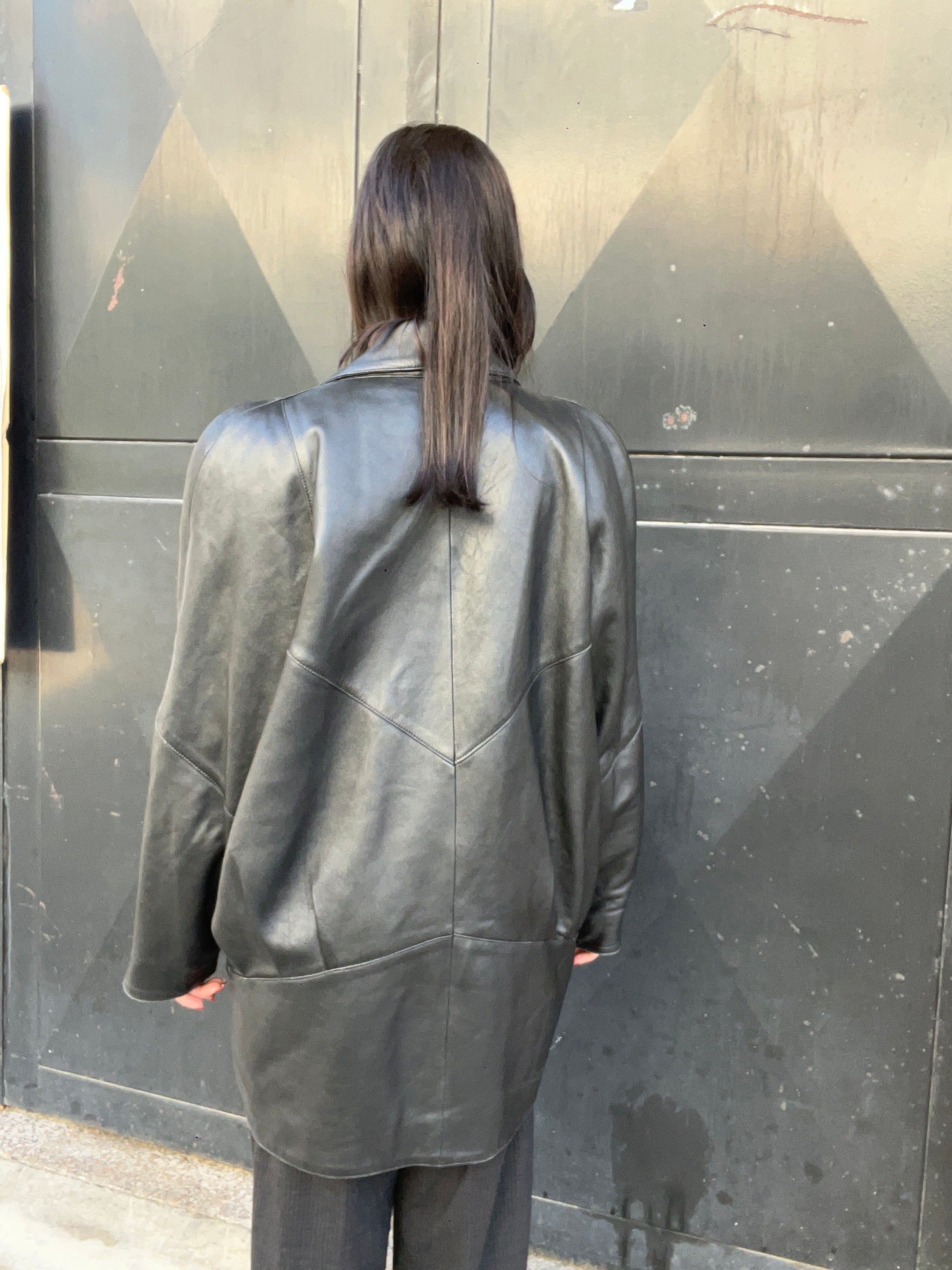 Gabriella Benelli Leather Coat