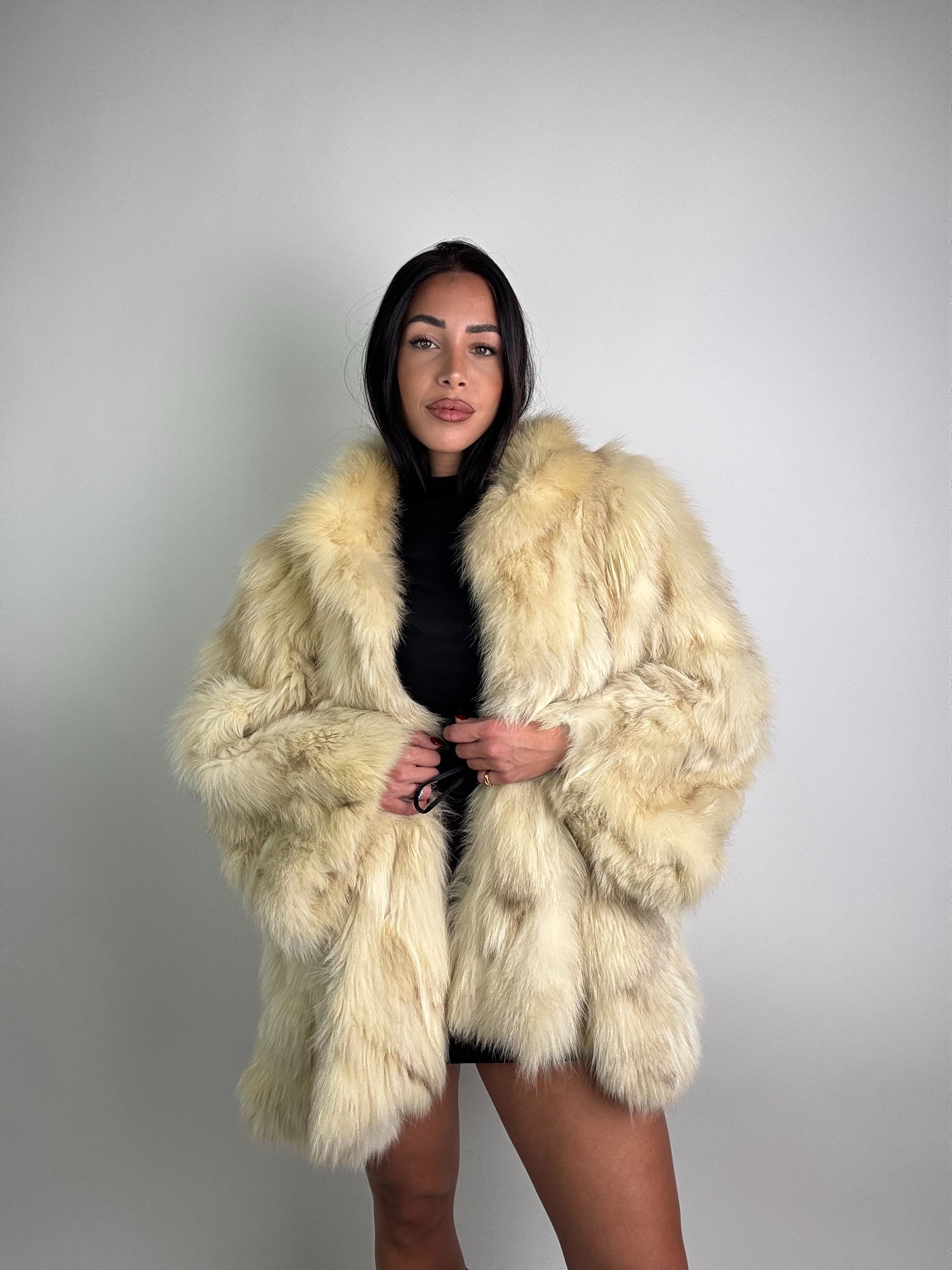 Giacca in volpe della groenlandia N32