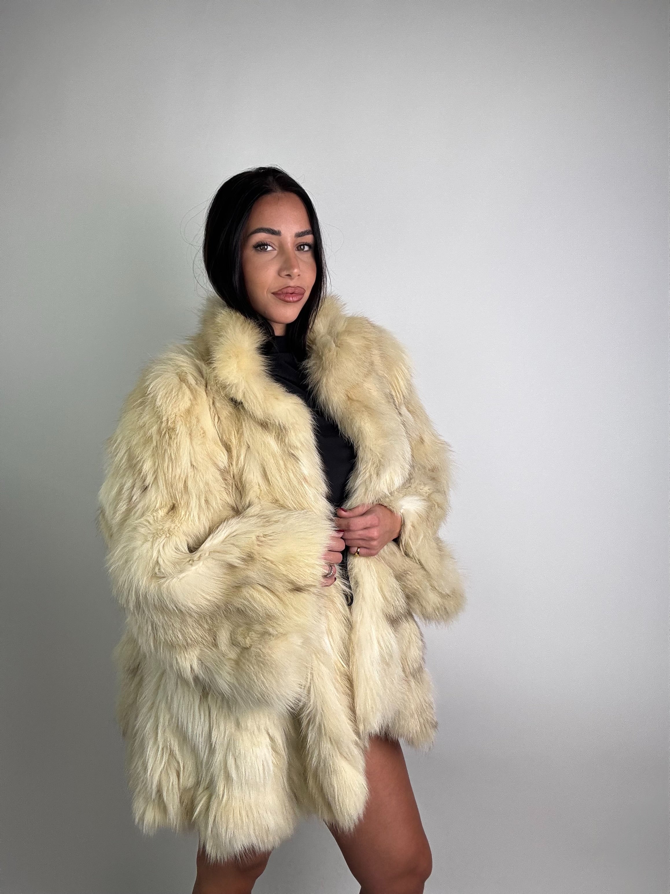 Giacca in volpe della groenlandia N32