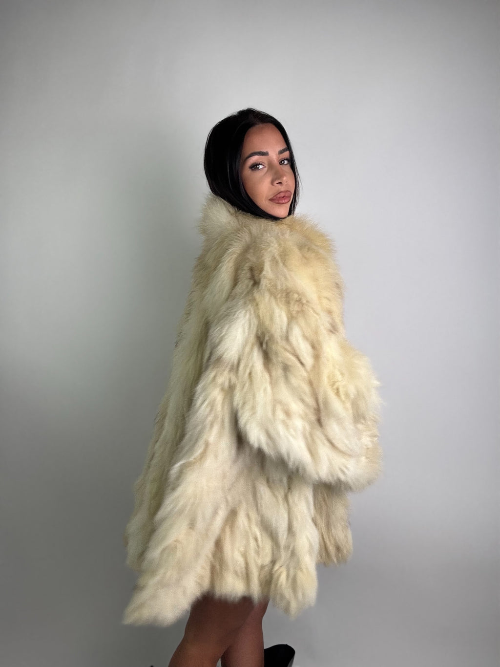 Giacca in volpe della groenlandia N32