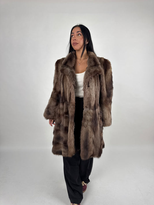 Cappotto in puzzola N763