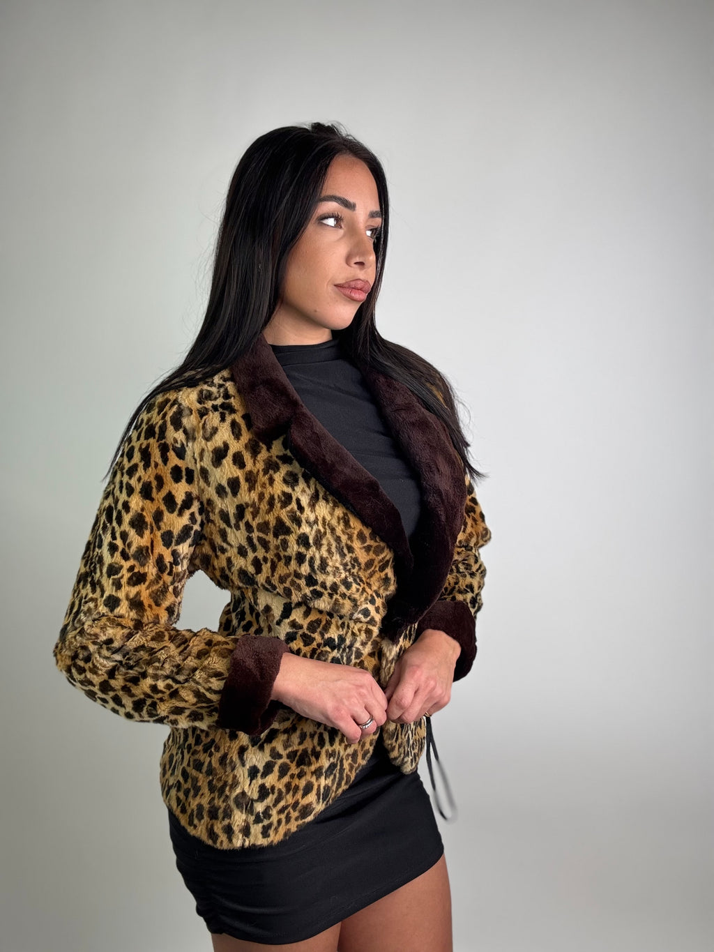 Giacca in visone rasato N241