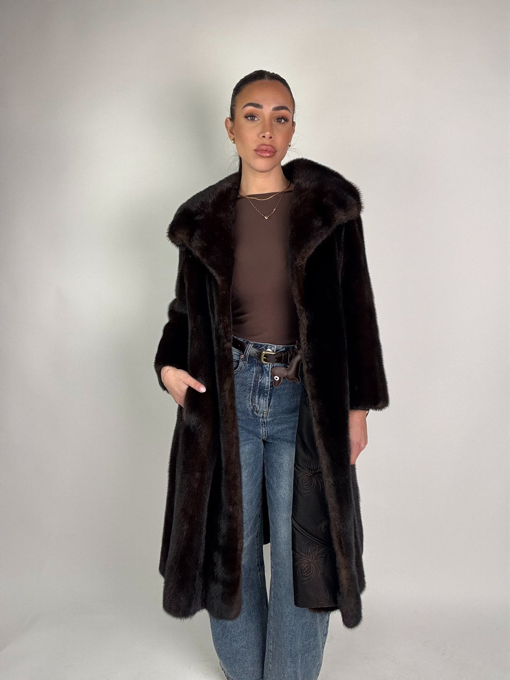 Cappotto in visone N456