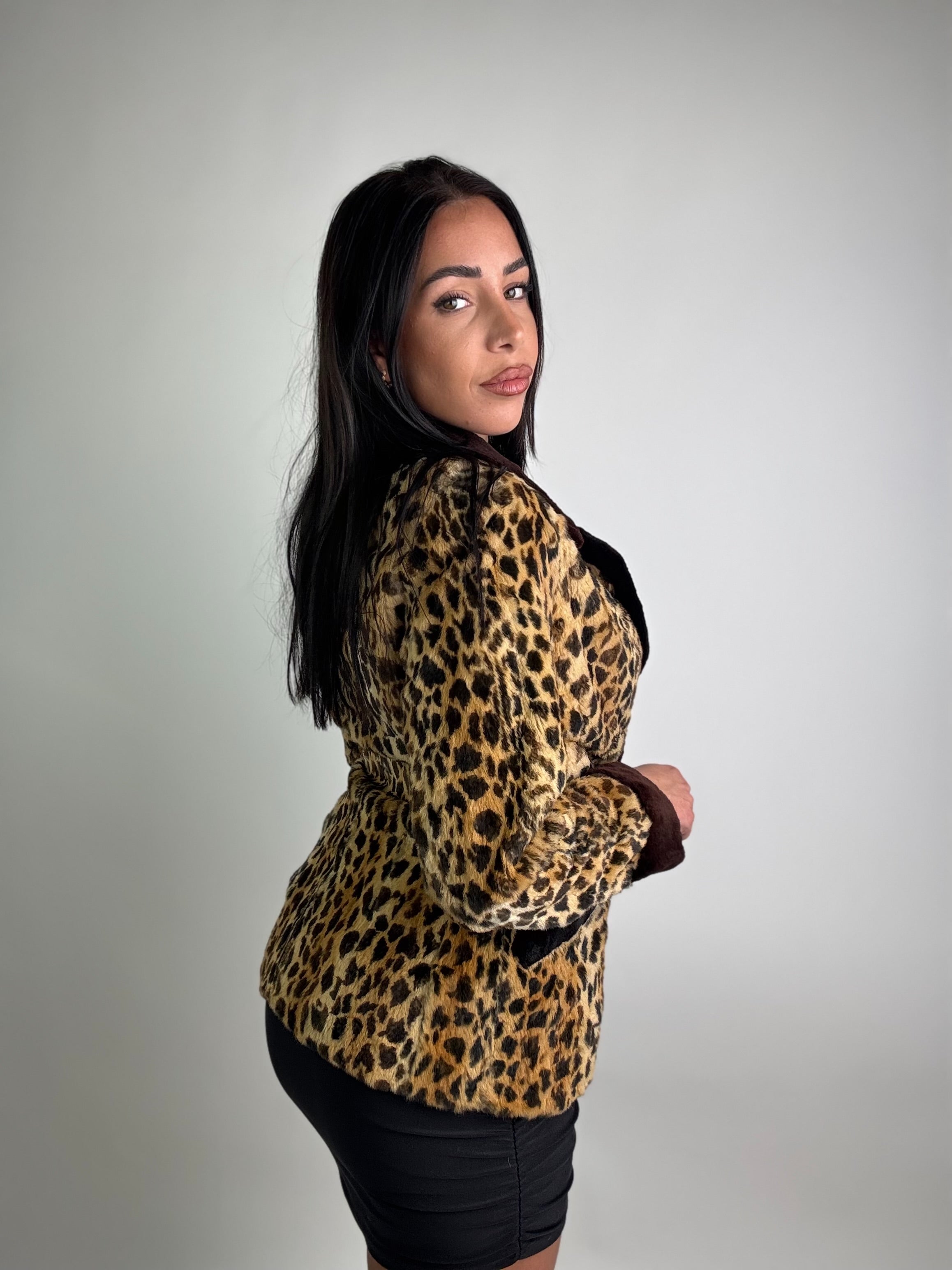 Giacca in visone rasato N241