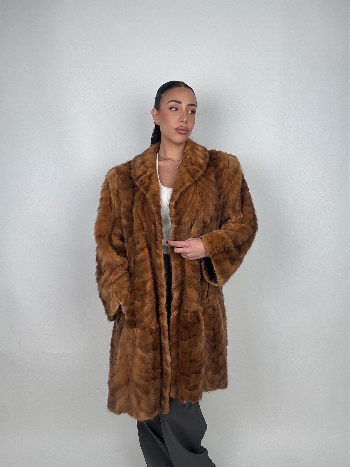 Cappotto in visone N623