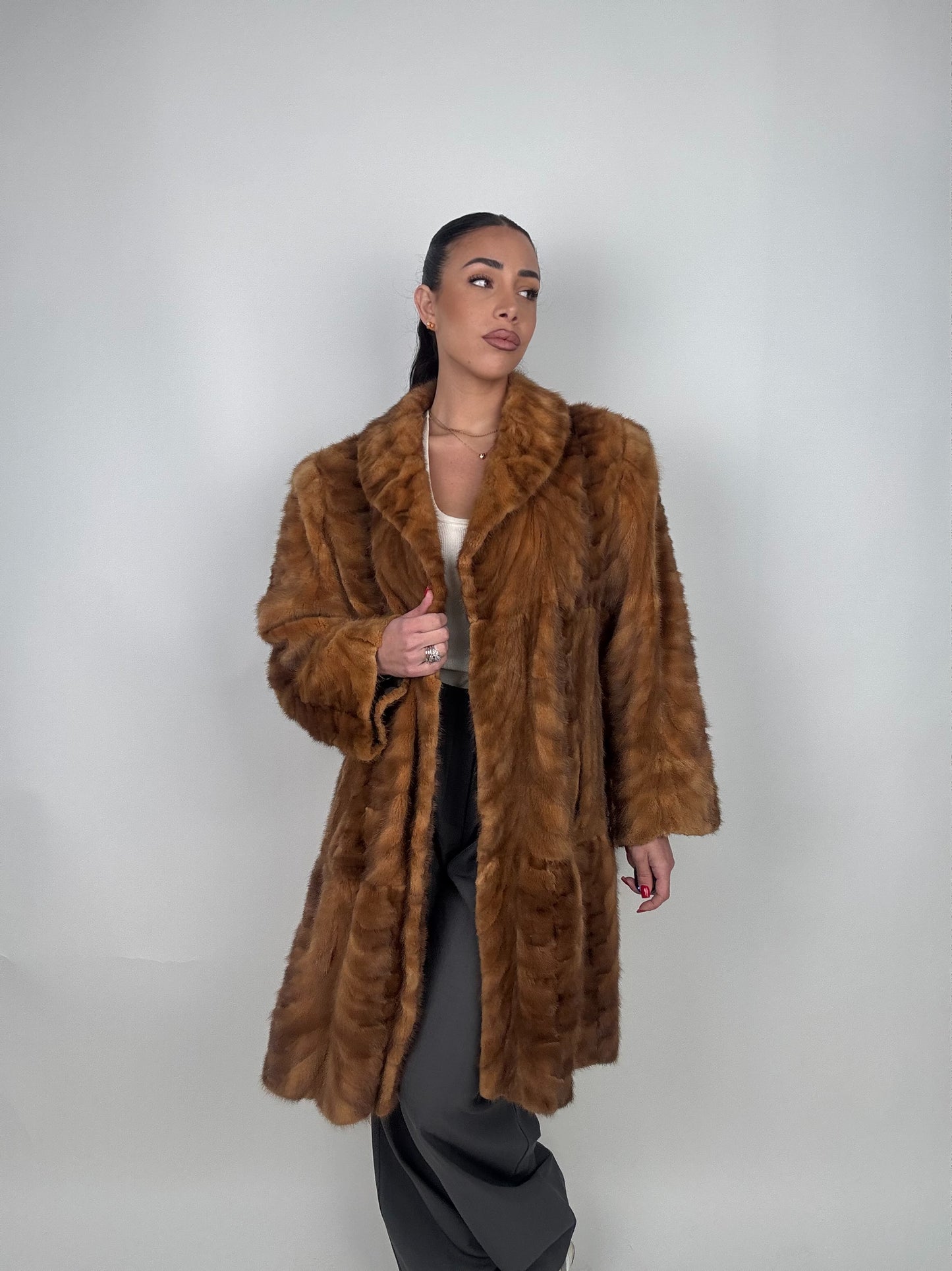 Cappotto in visone N623