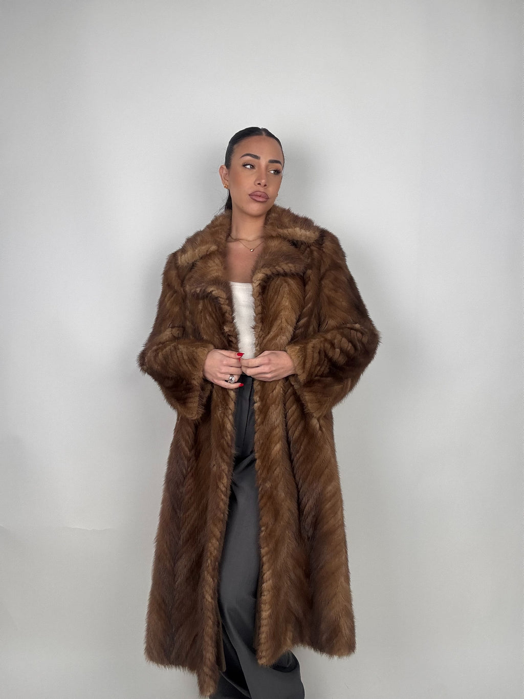 Cappotto in visone N624