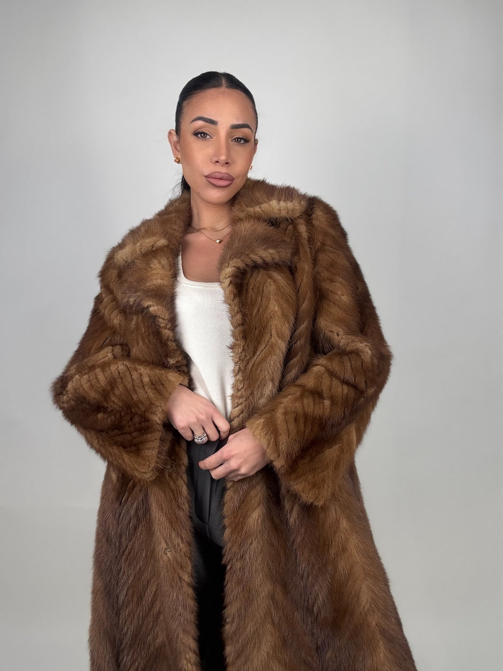 Cappotto in visone N624
