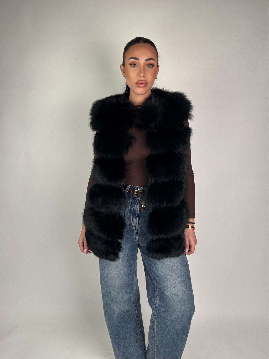 Mink Bomber Jacket