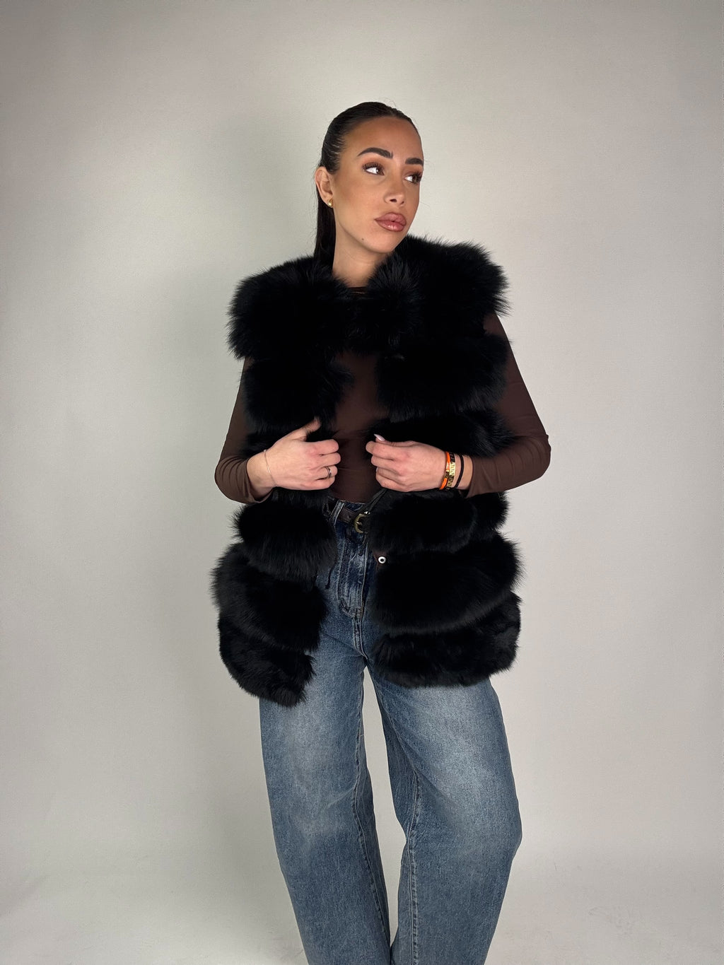 Mink Bomber Jacket