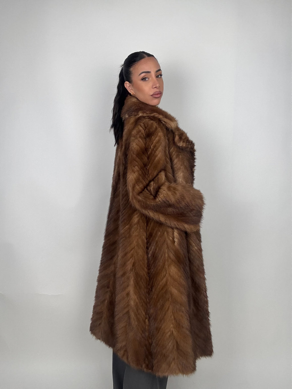 Cappotto in visone N624