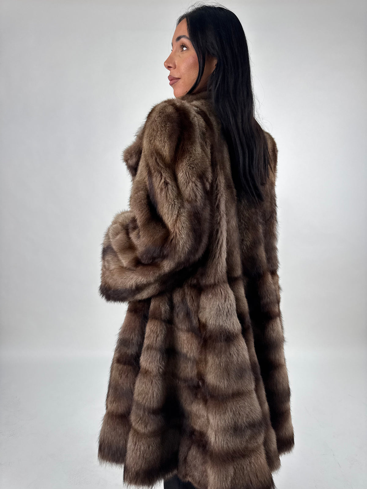 Cappotto in puzzola N763