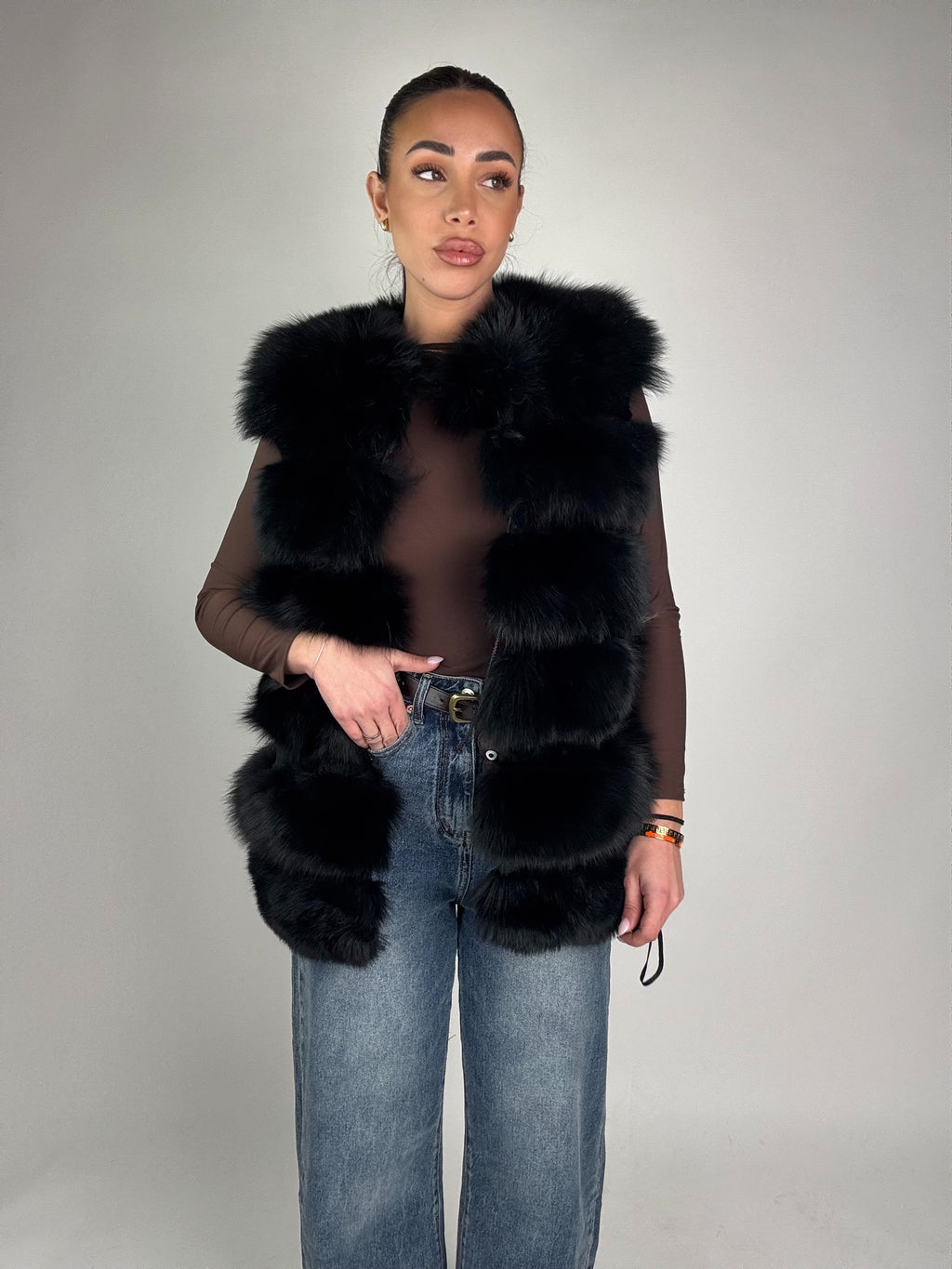 Mink Bomber Jacket