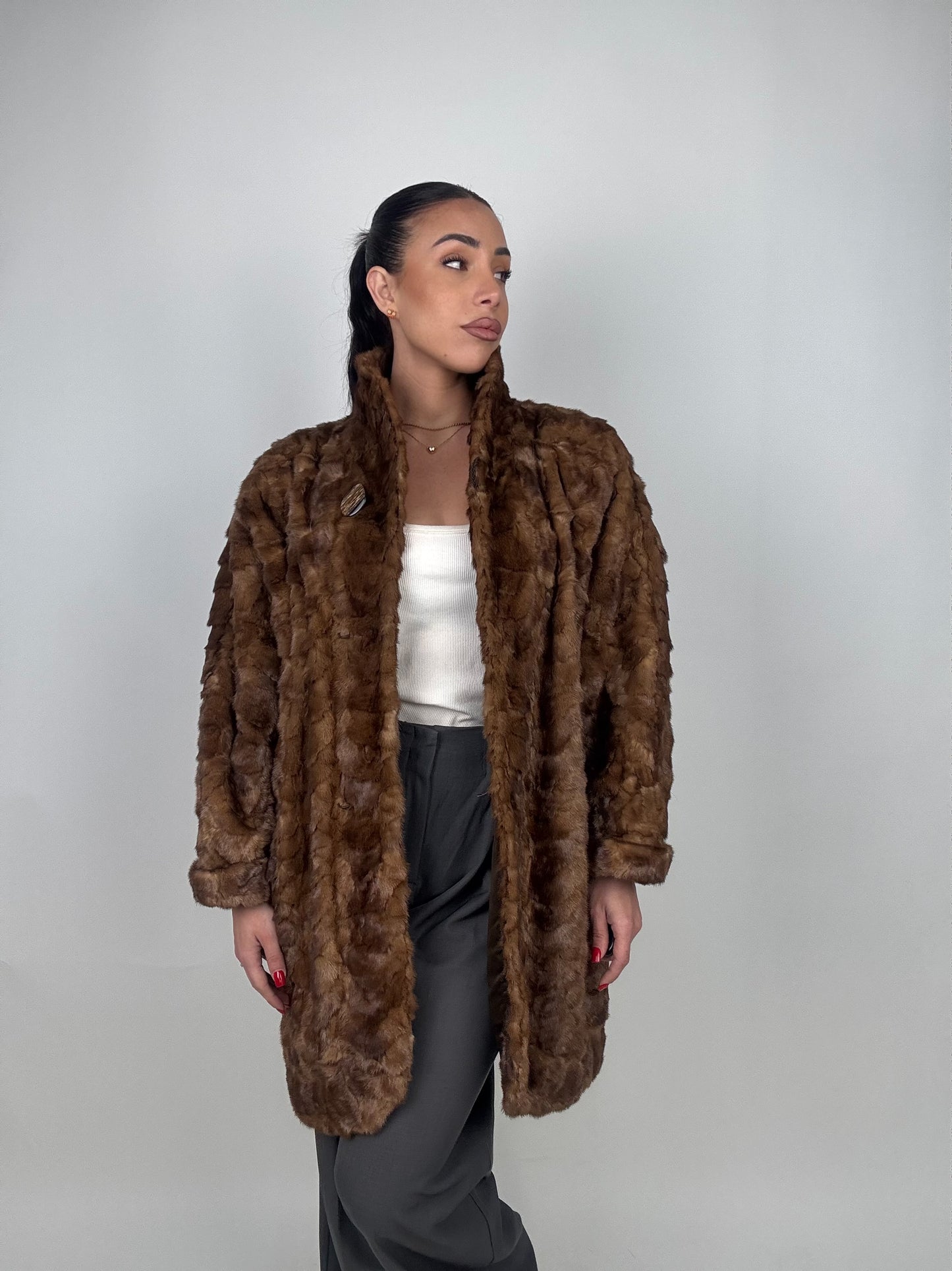 Cappotto in visone N625