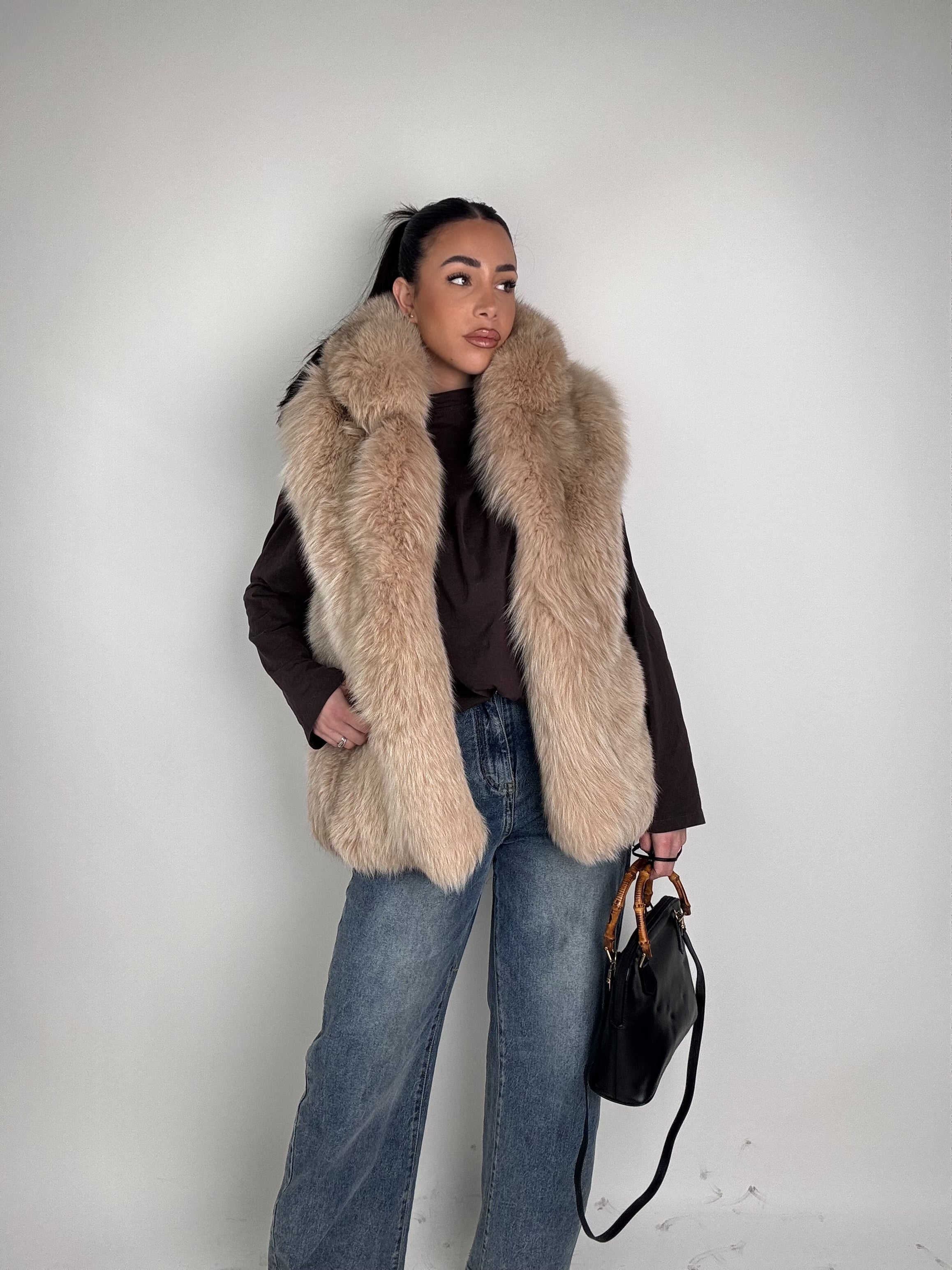 Mink Bomber Jacket