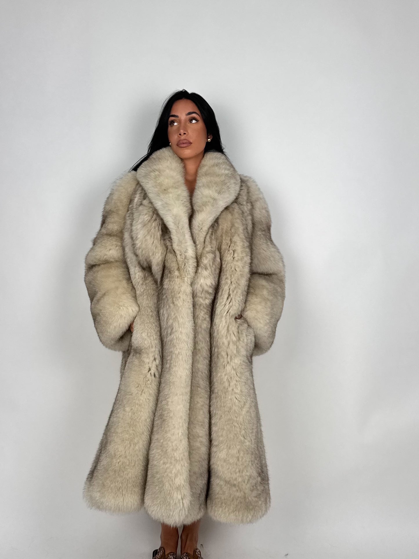 Cappotto in volpe della groenlandia N108