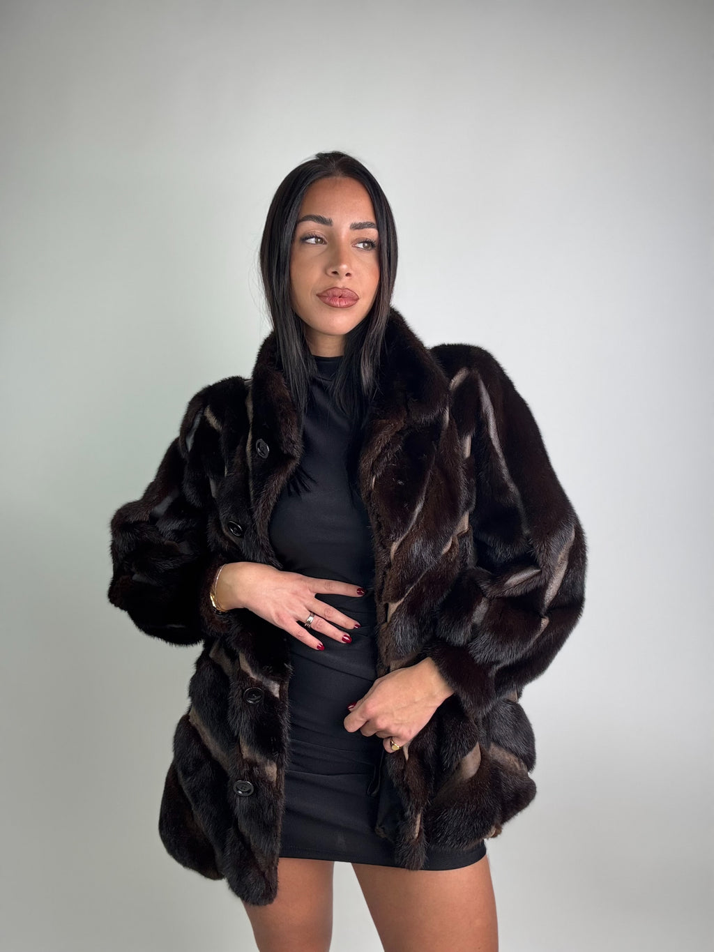 Giacca in visone N250