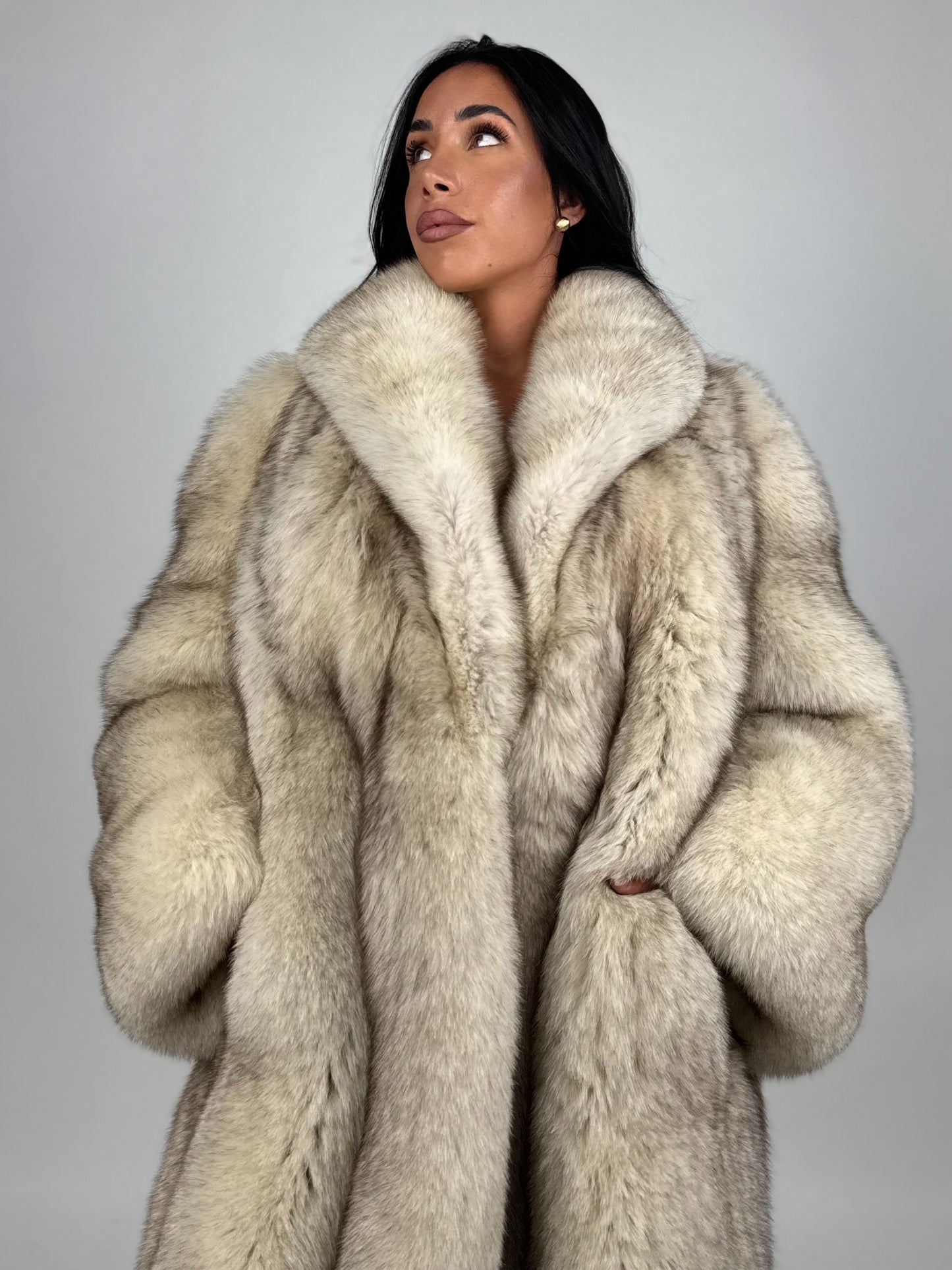 Cappotto in volpe della groenlandia N108