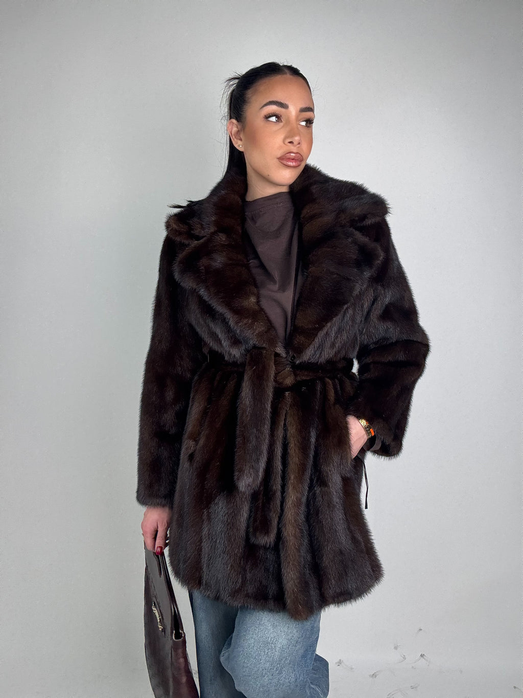 Cappotto in visone N496