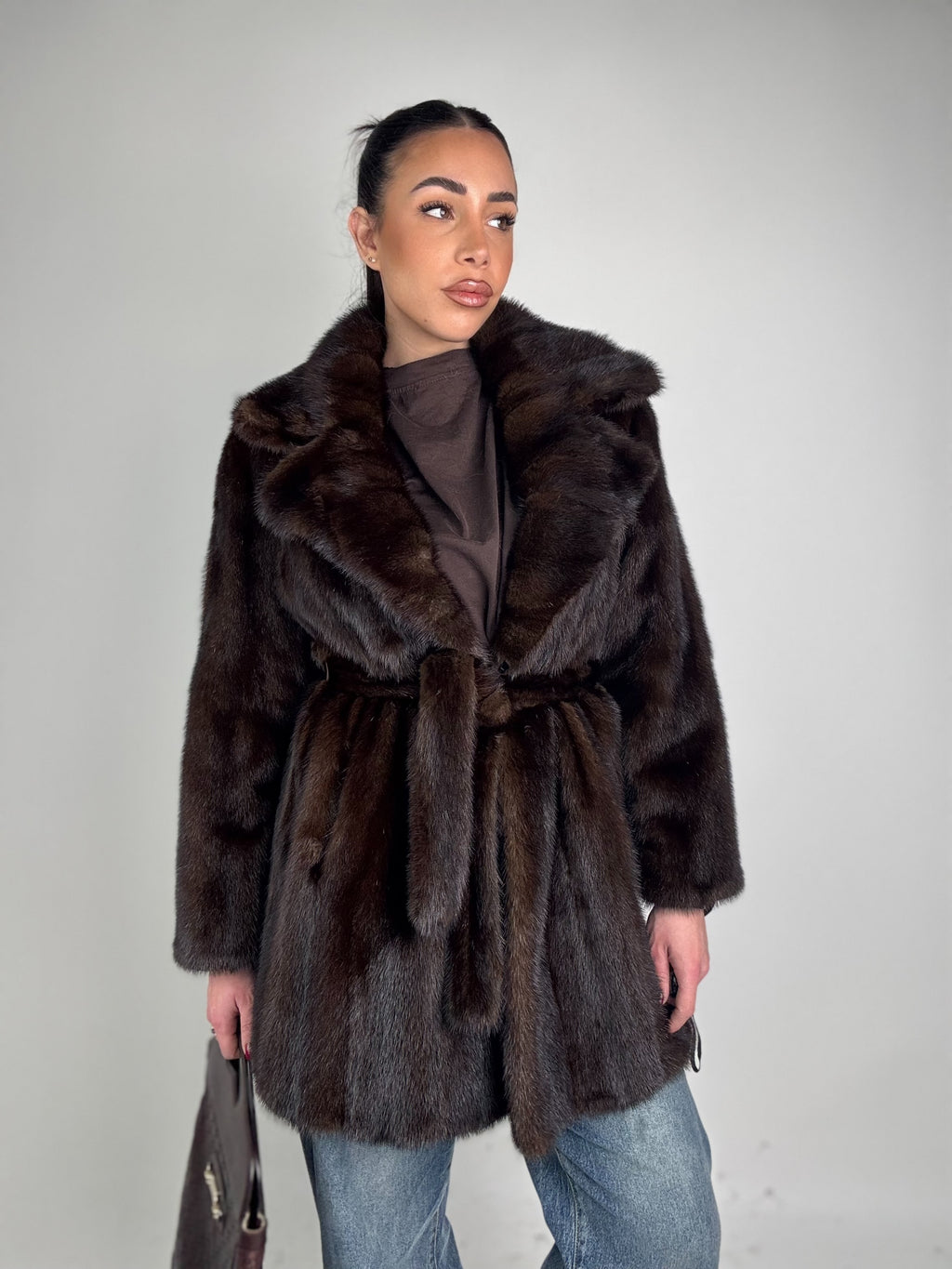 Cappotto in visone N496