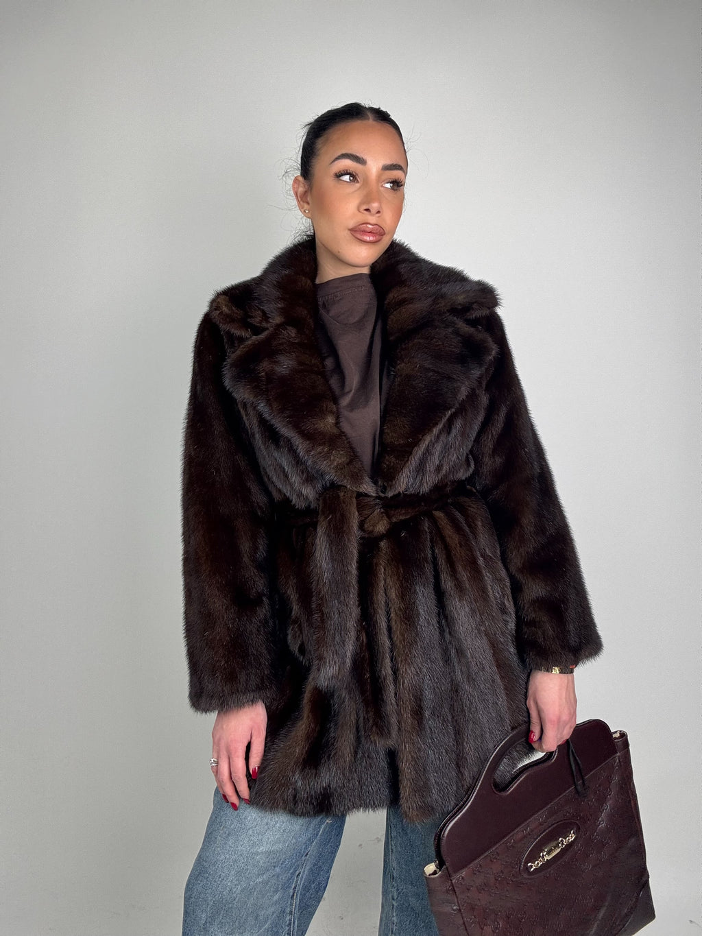 Cappotto in visone N496