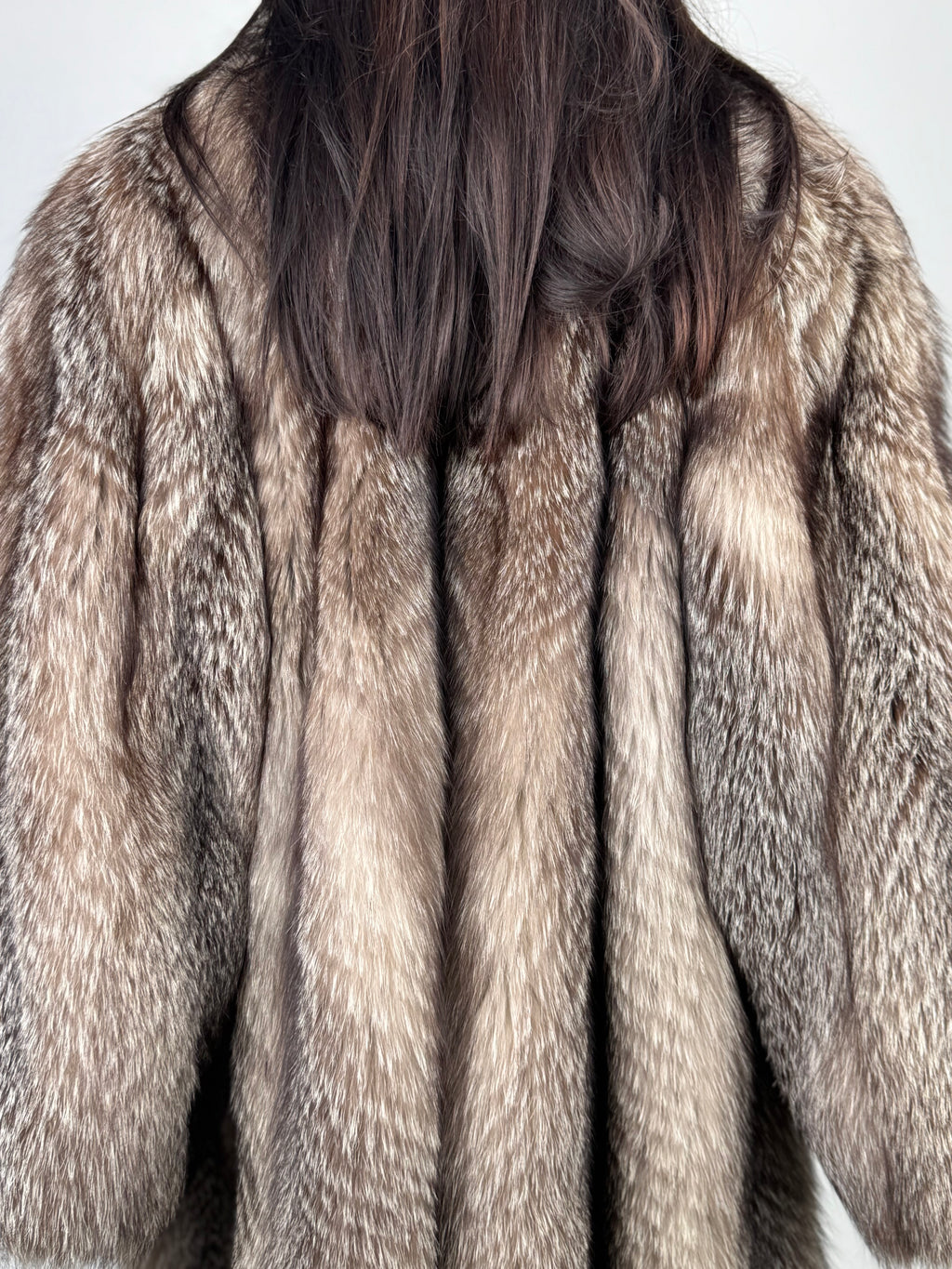 Cappotto in volpe frost N01
