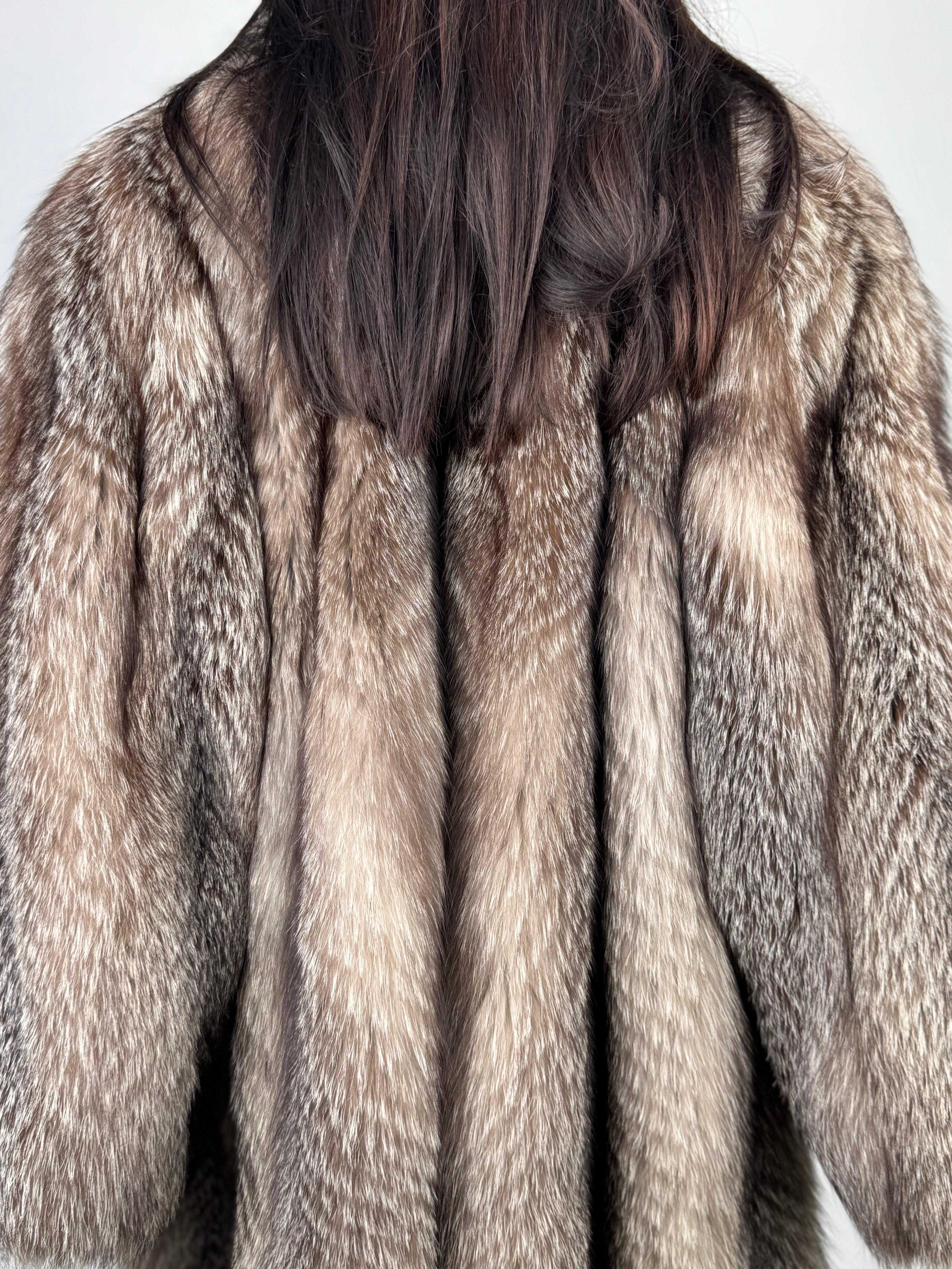 Cappotto in volpe frost N01