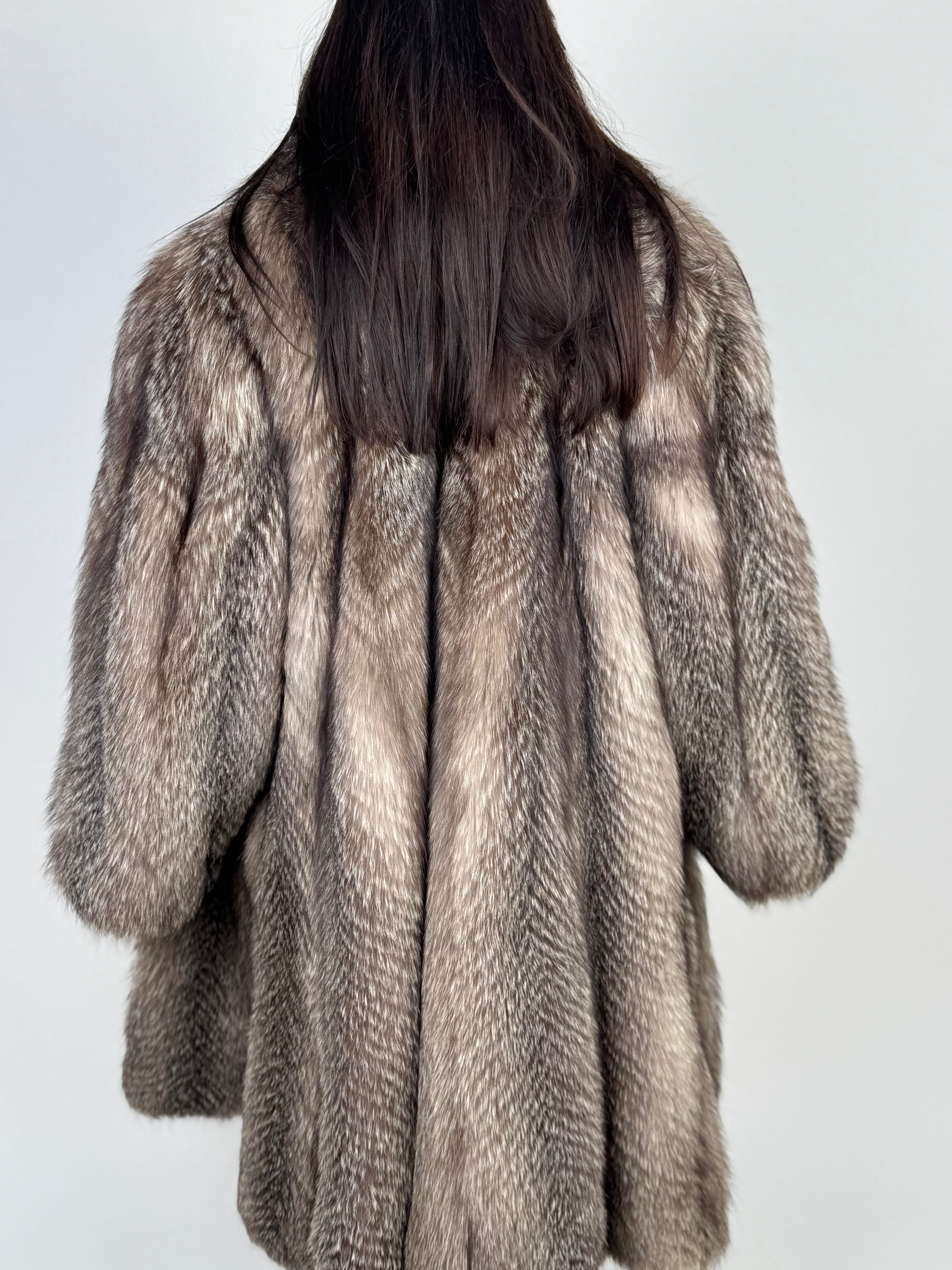Cappotto in volpe frost N01
