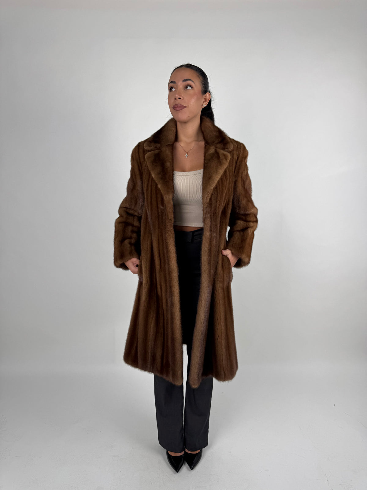 Cappotto in visone N764