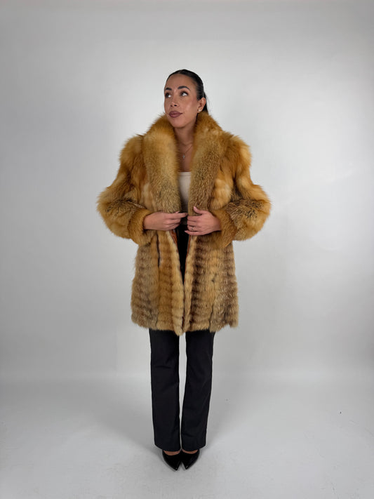 Giacca in volpe gold N844