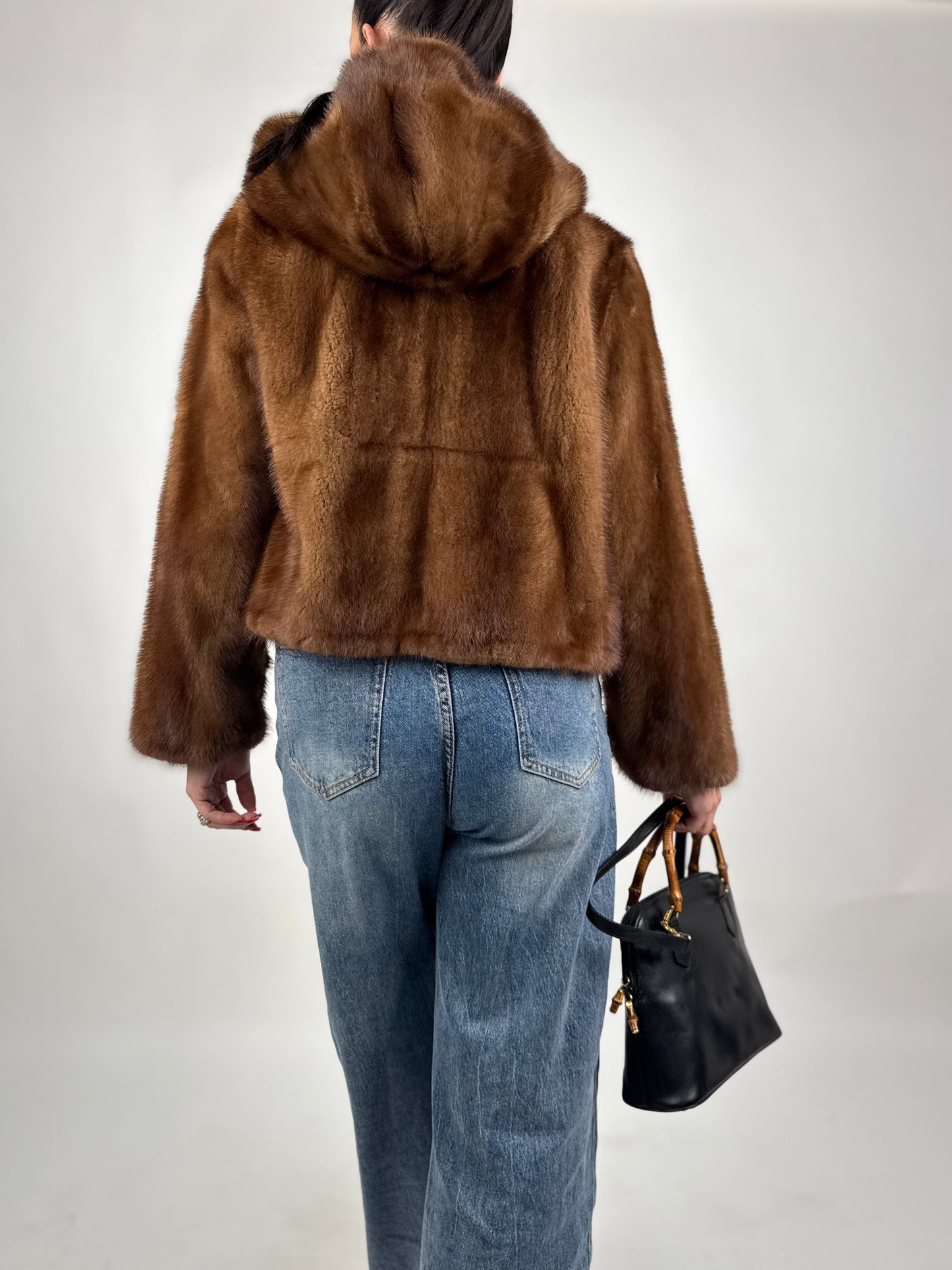Mink Bomber Jacket