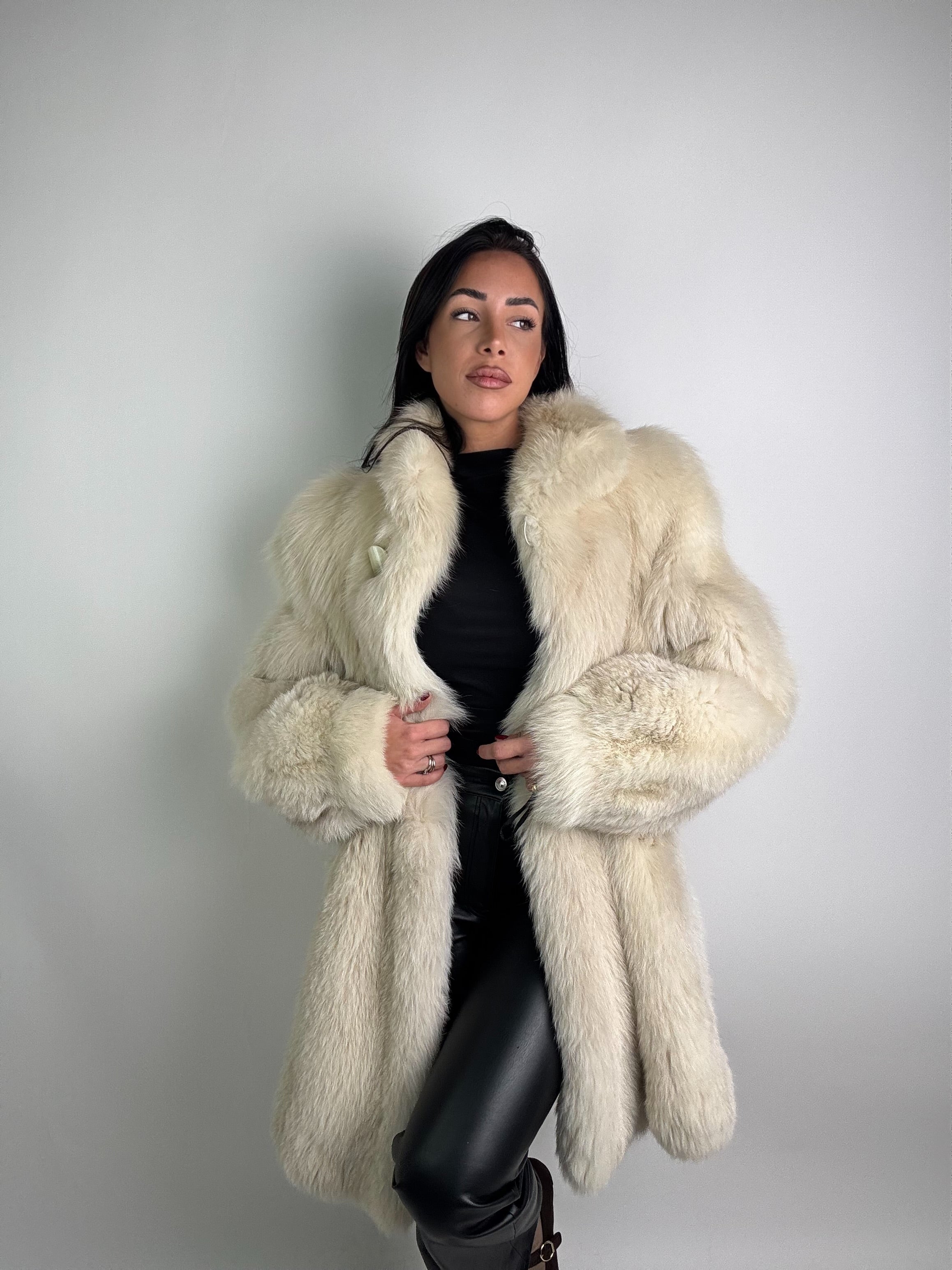 Cappotto in volpe della groenlandia N35