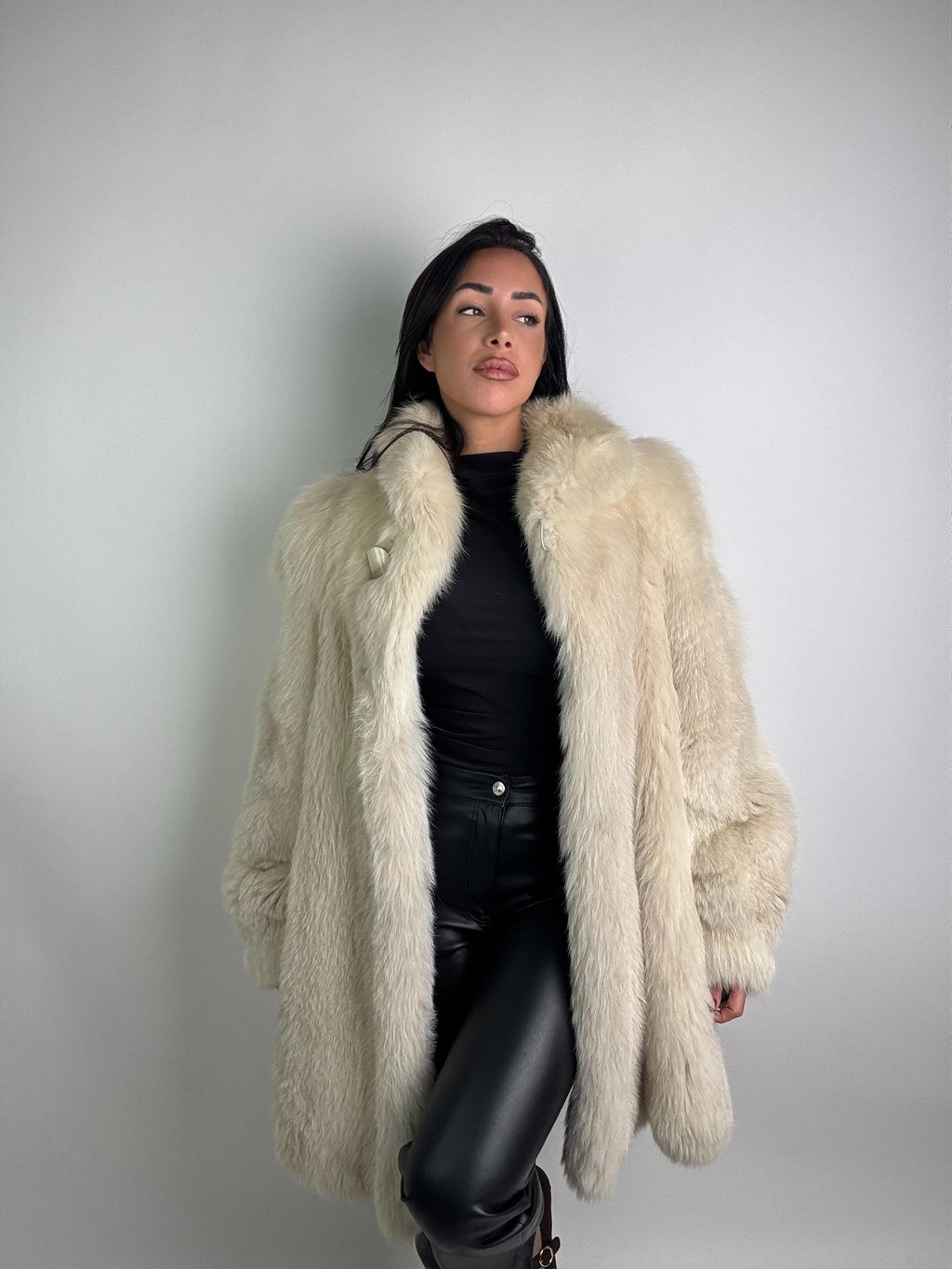 Cappotto in volpe della groenlandia N35