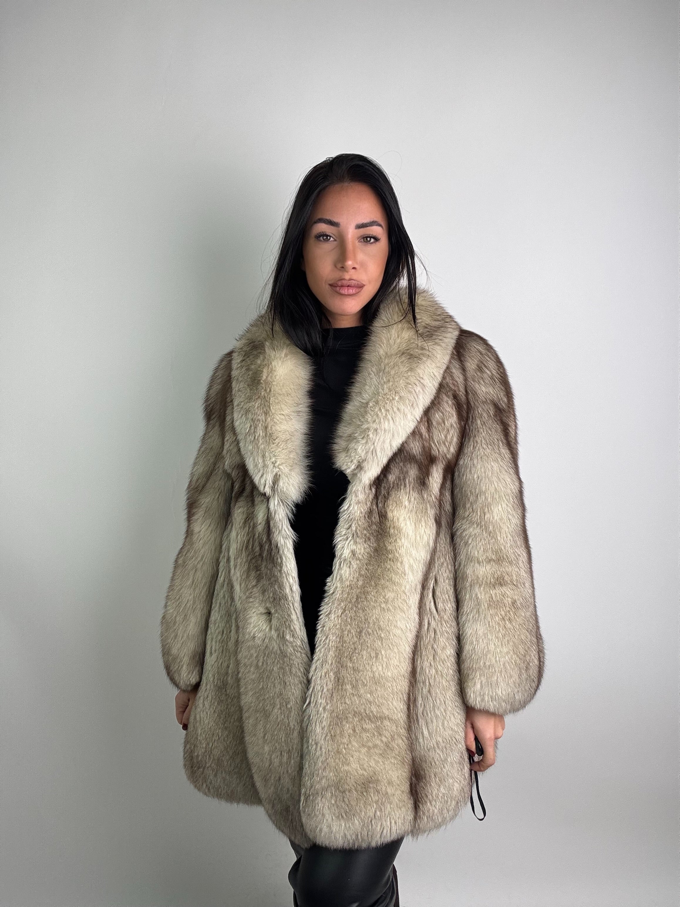 Cappotto in volpe della groenlandia N36