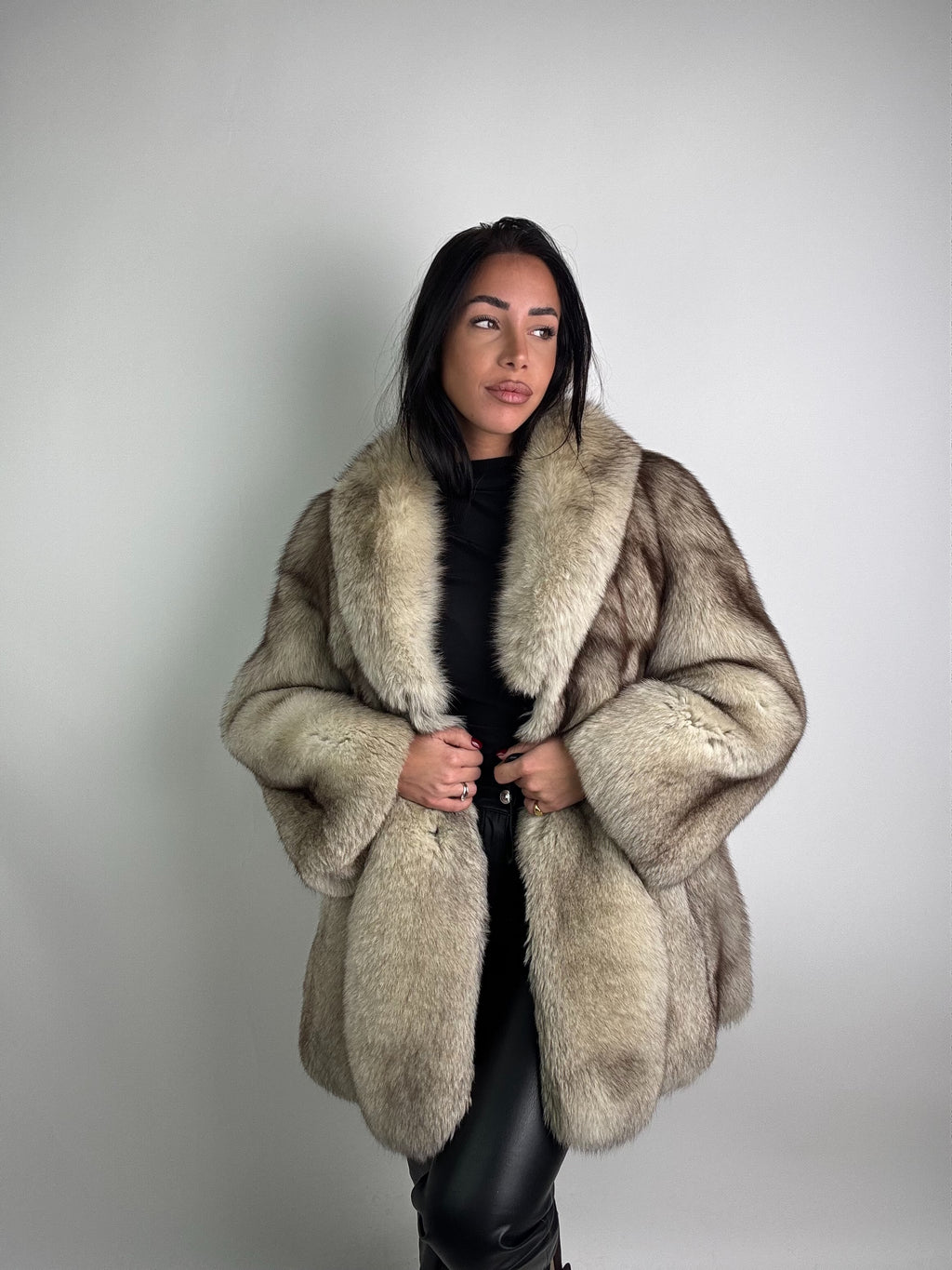 Cappotto in volpe della groenlandia N36