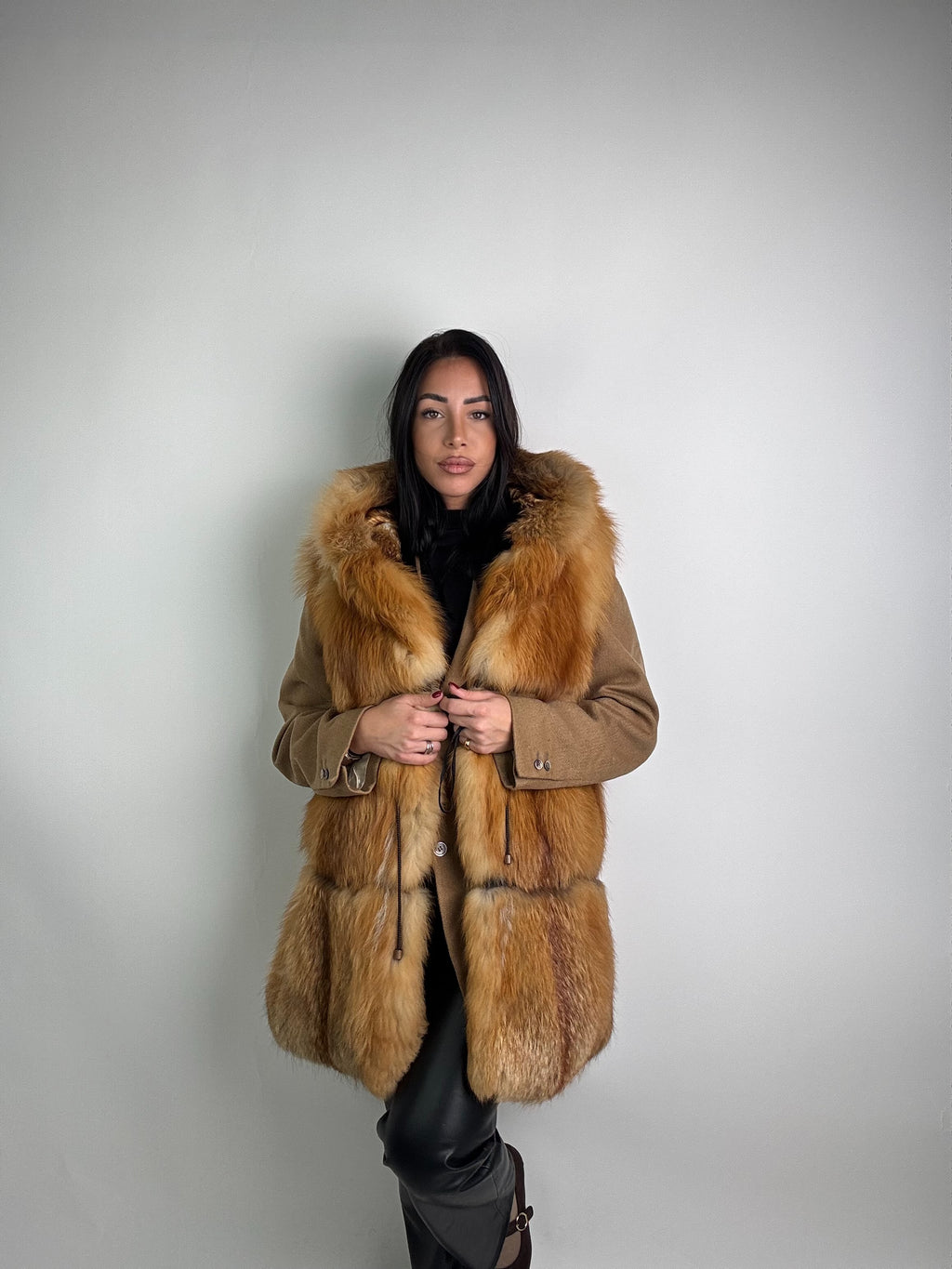 Smanicato in volpe rossa N38