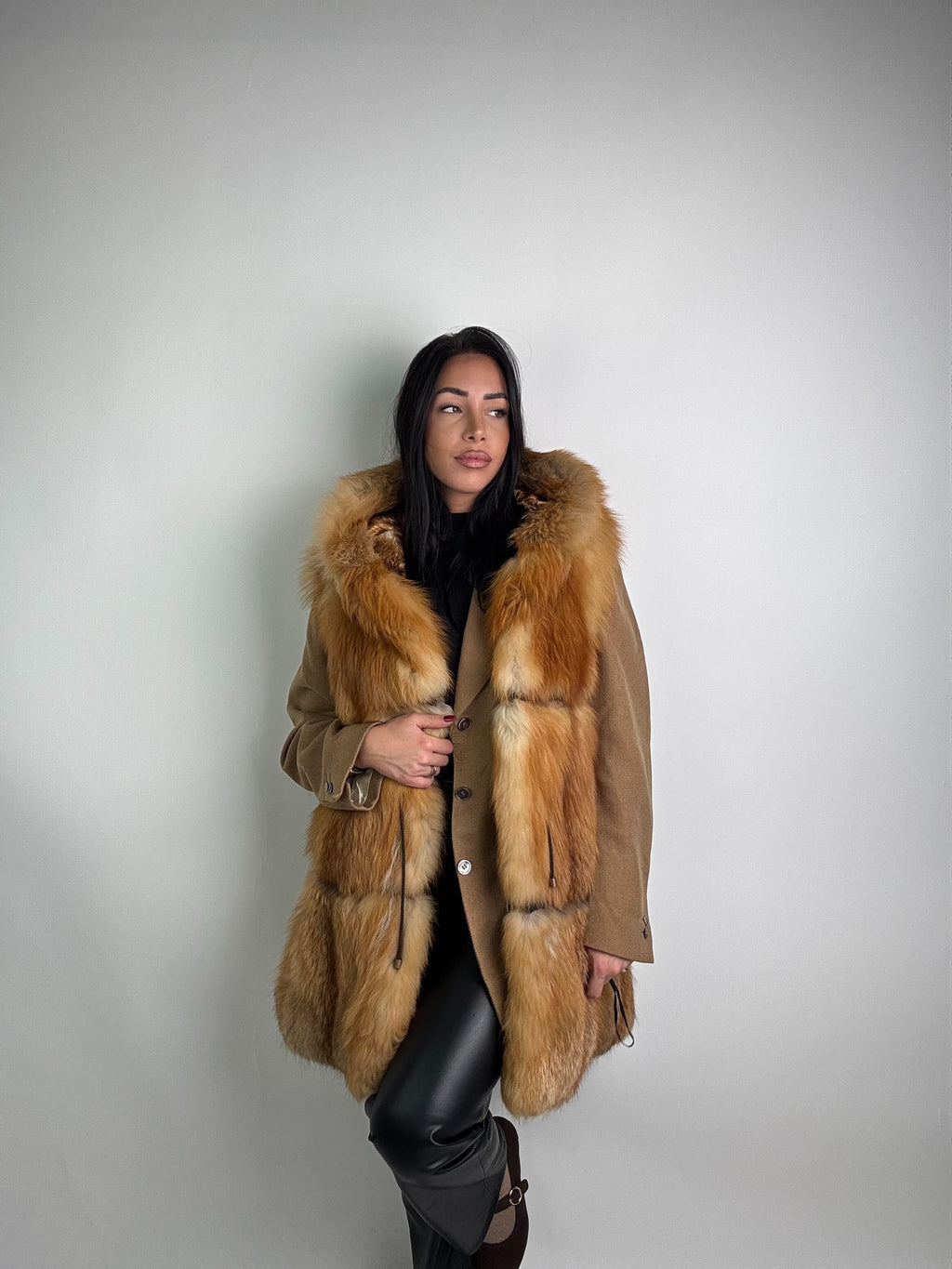 Smanicato in volpe rossa N38