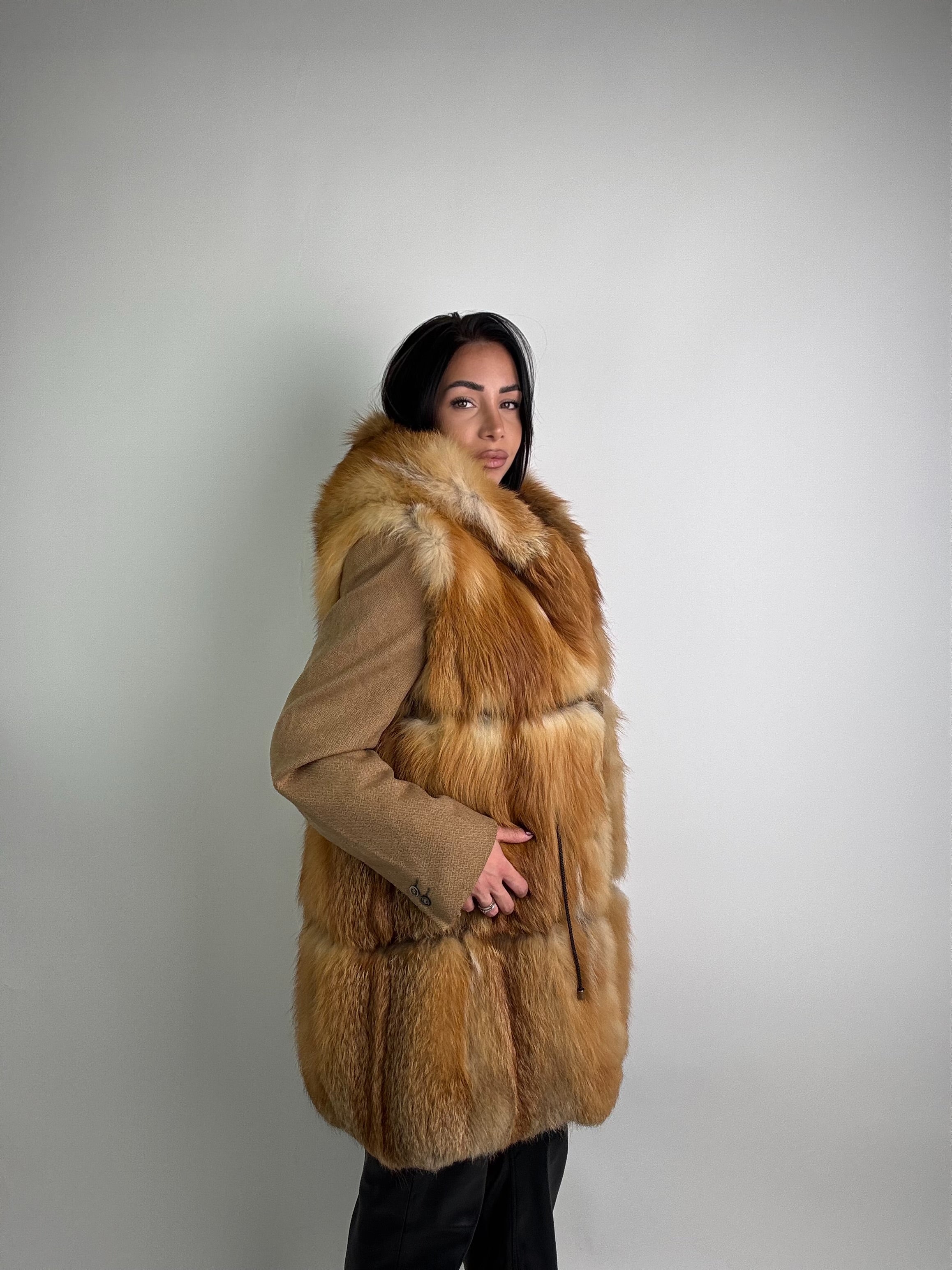 Smanicato in volpe rossa N38