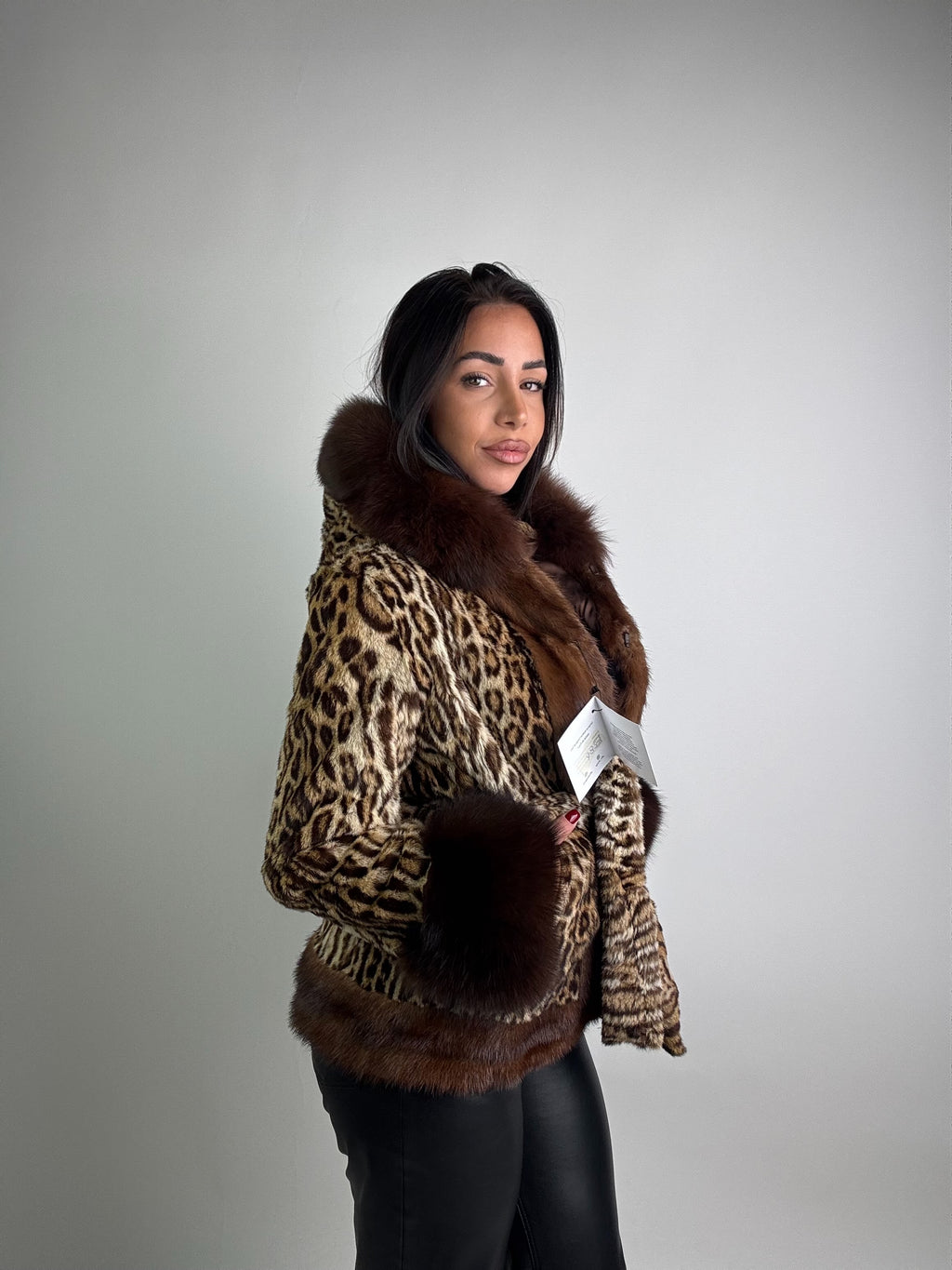 Giacca in leopardo N28