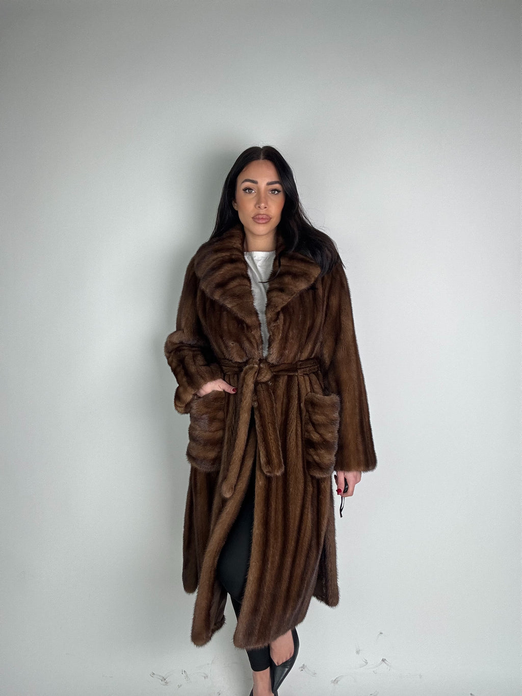 Cappotto in visone N525