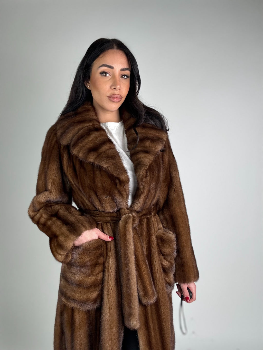 Cappotto in visone N525