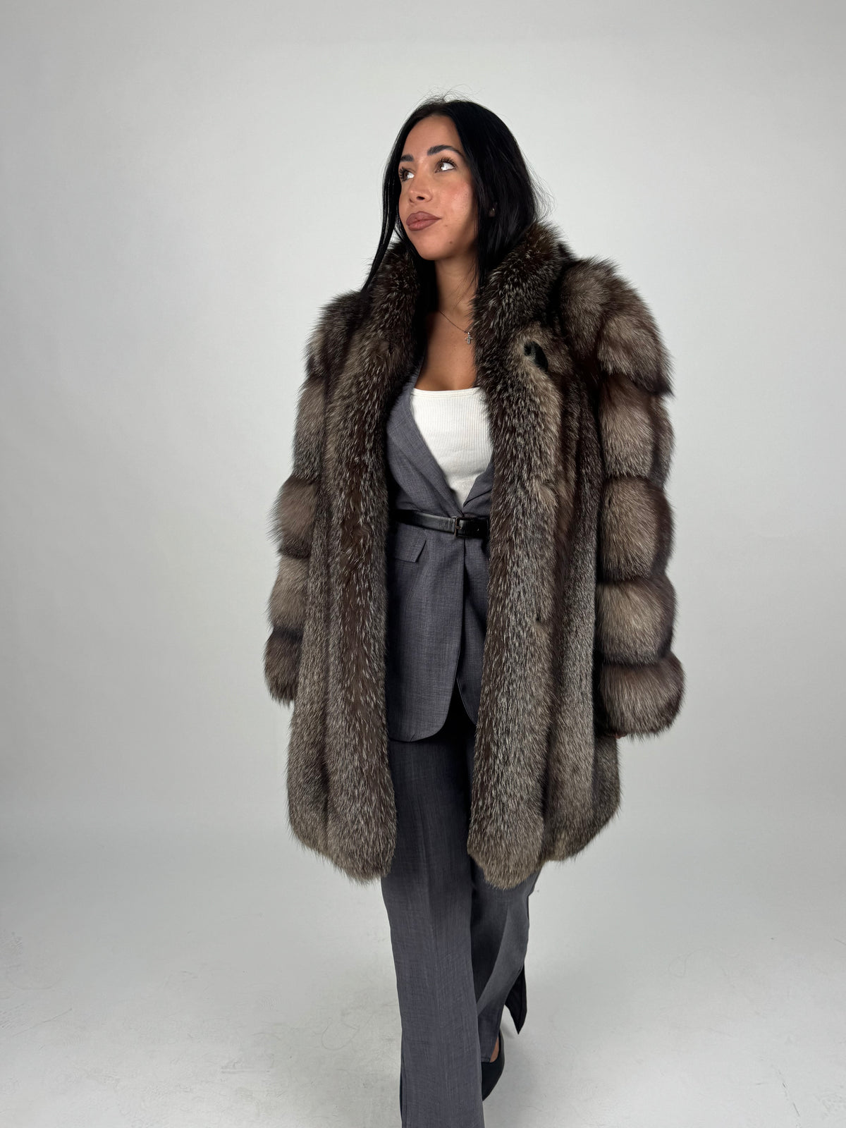 Giacca in volpe frost N847