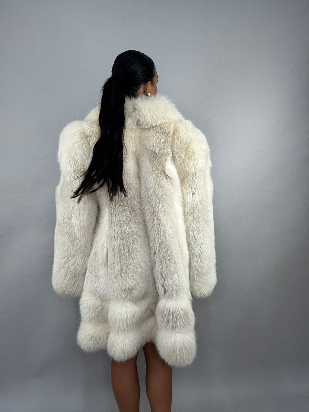 Cappotto in volpe della groenlandia