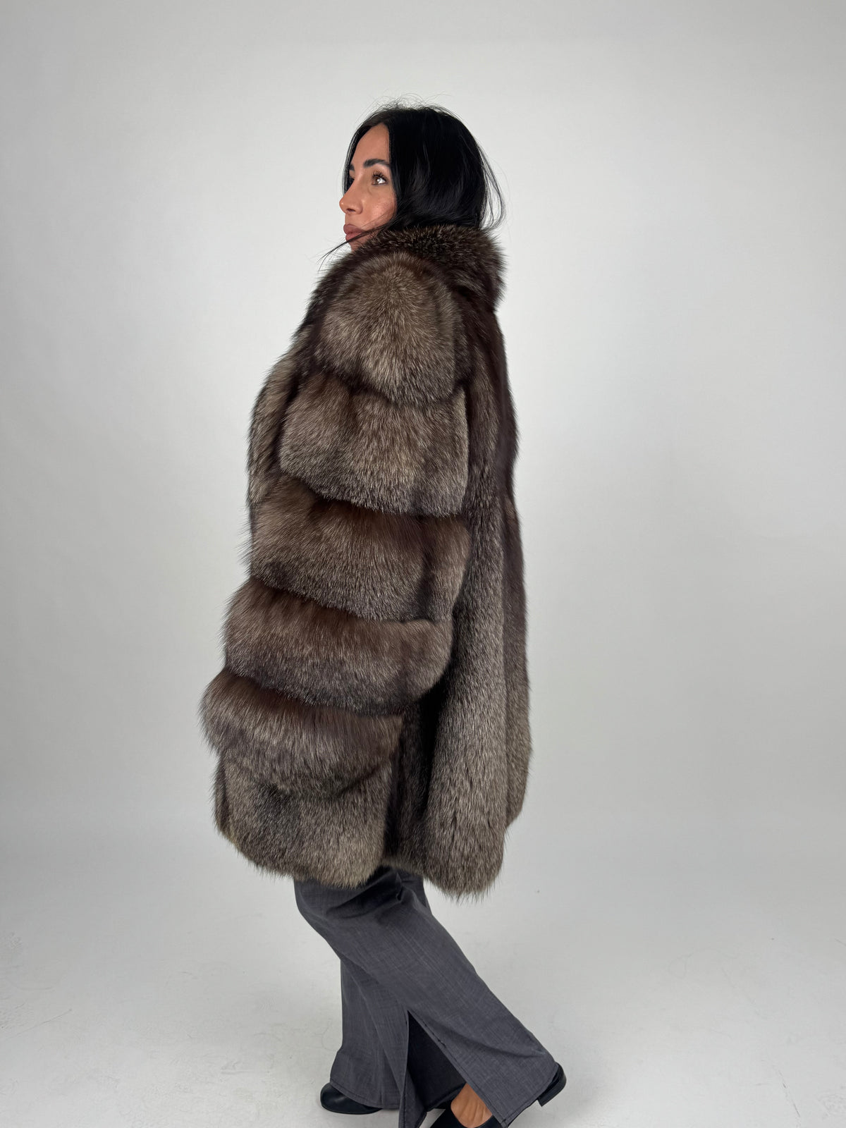 Giacca in volpe frost N847