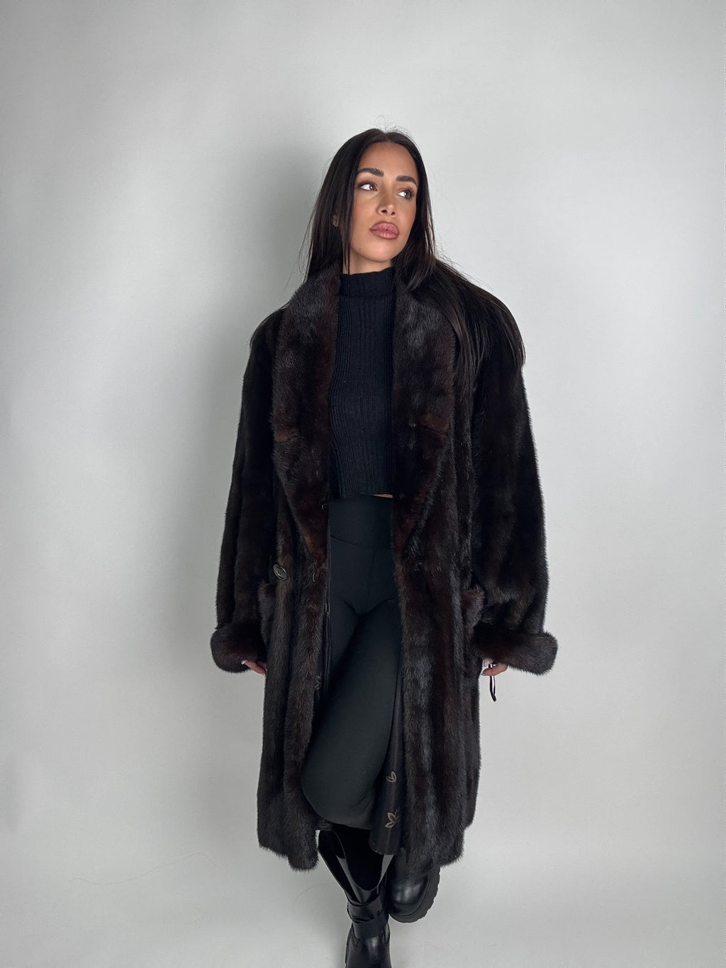 Cappotto in visone N457