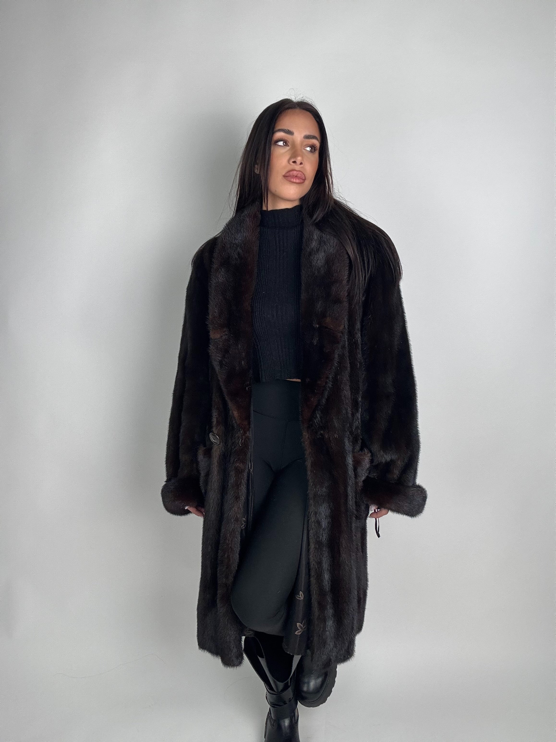 Cappotto in visone N457